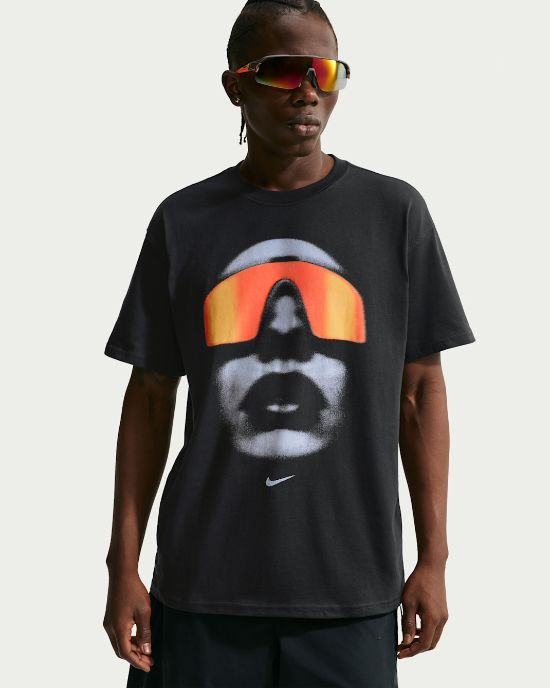 Nike Sportswear Men's Short-Sleeve T-Shirt - Off Noir/Topaz Gold