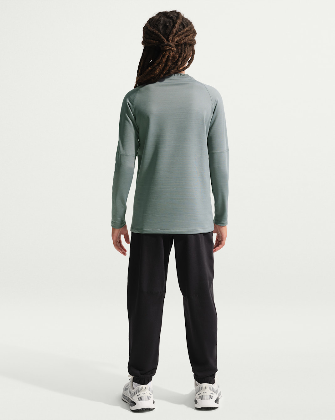 Nike Pro Big Kids' (Boys') Dri-FIT Long-Sleeve Crewneck Top