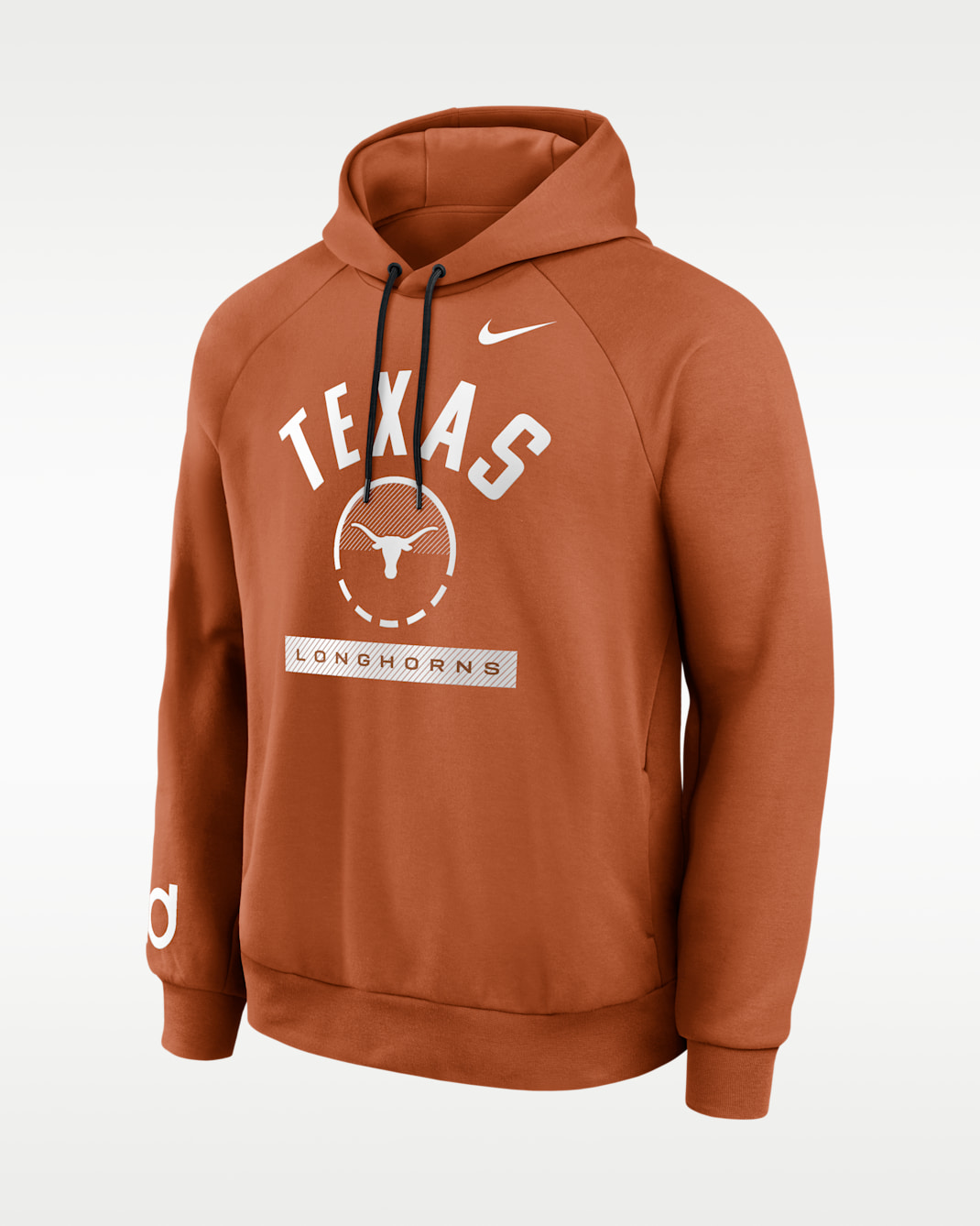 Texas Courtside Men's Nike Dri-FIT College Pullover Hoodie - Burnt Orange