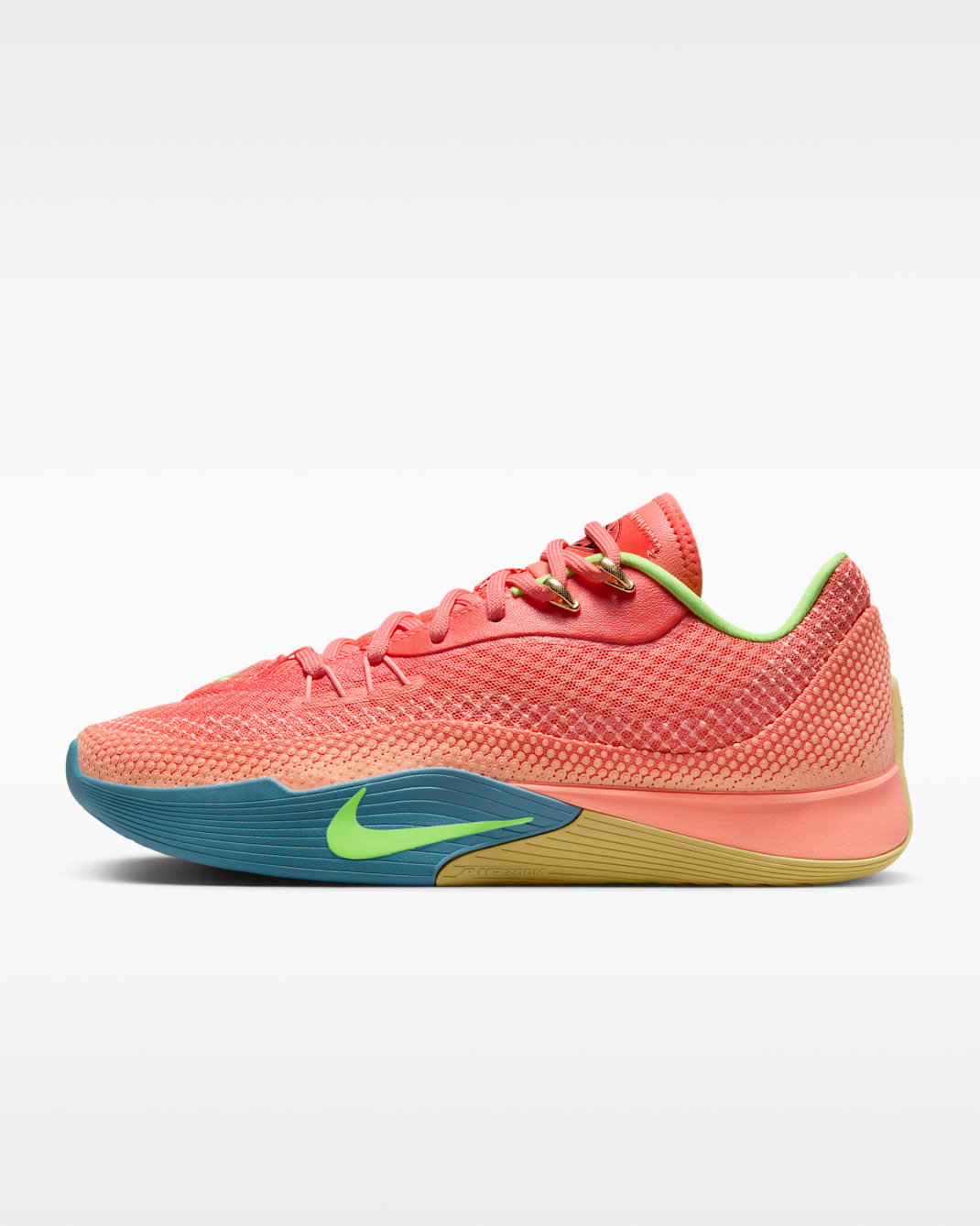 Nike S.T. Flare EP Basketball Shoes - Light Wild Mango/Atomic Pink/Smoky Blue/Flash Lime