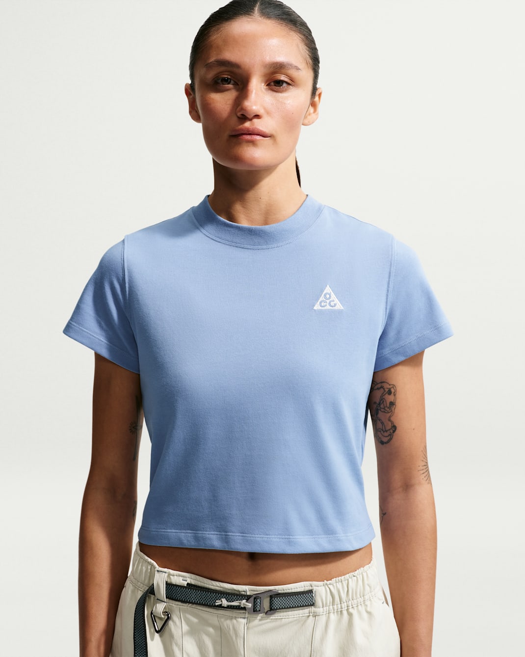 Nike ACG Women's Dri-FIT Short-Sleeve Top - Work Blue/Summit White