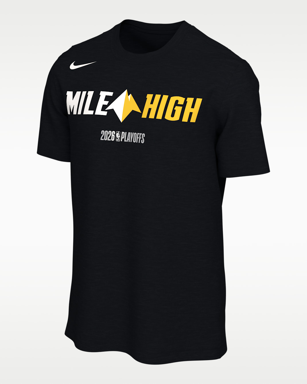Playera de básquetbol Nike para hombre Denver Nuggets - Negro