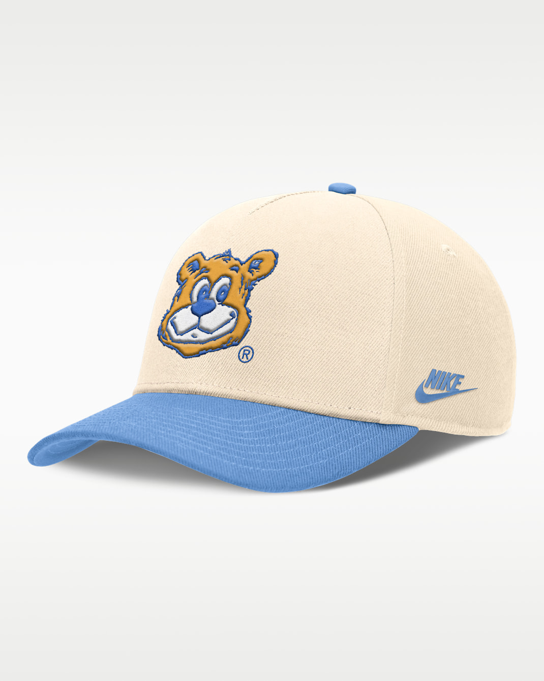 Gorra universitaria ajustable Nike Dri-FIT para hombre UCLA Primetime Rise Academic - Natural