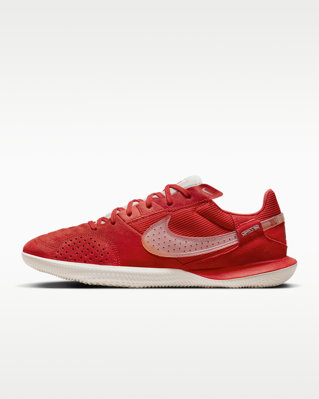 Nike Streetgato Low-Top Football Shoes - University Red/Sail/White