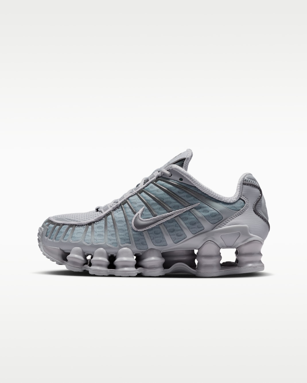 Nike Shox TL Older Kids' Shoes - Wolf Grey/Iron Grey
