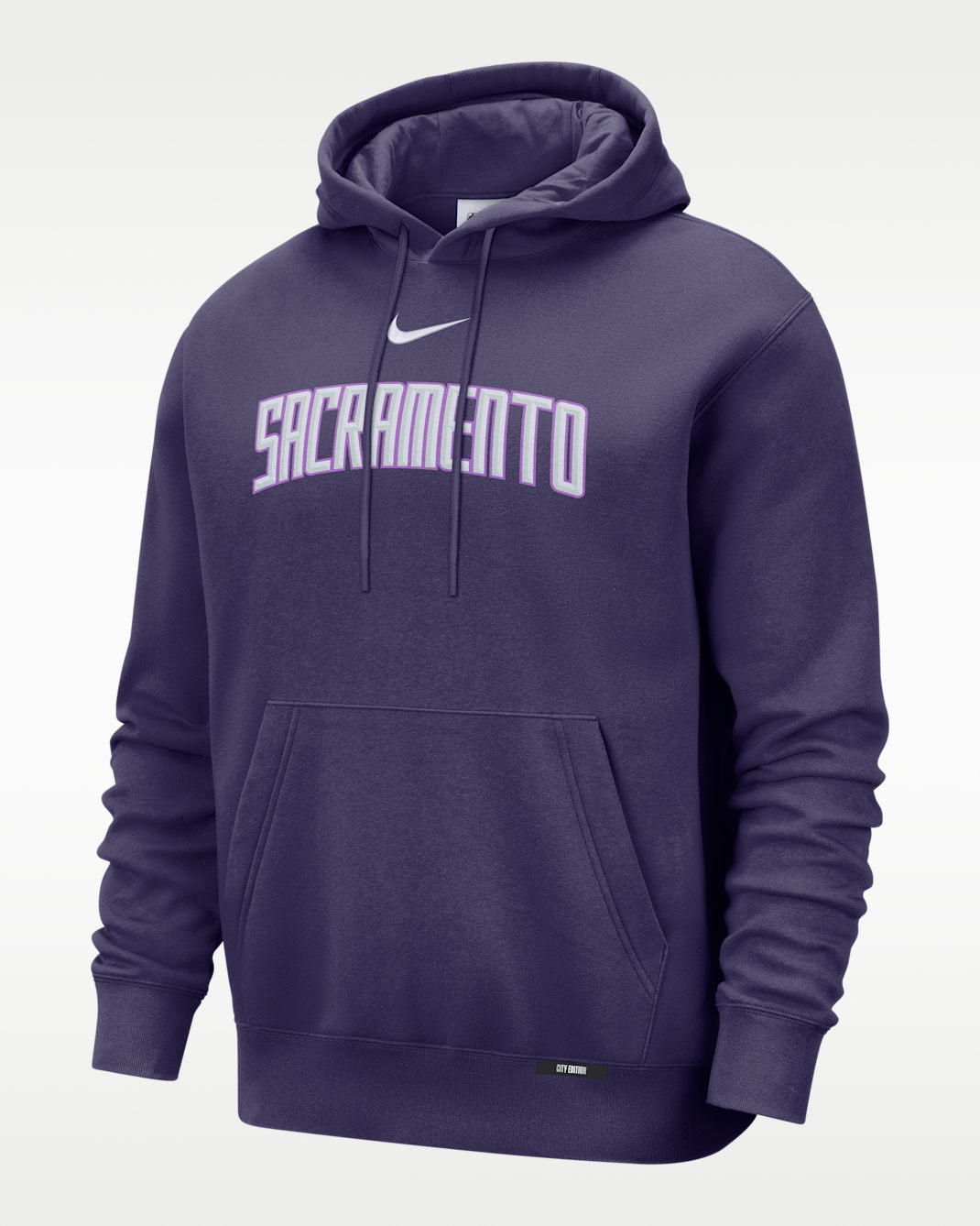 Sudadera con gorro sin cierre Nike Basketball Club para hombre Sacramento Kings City Edition - Tinta