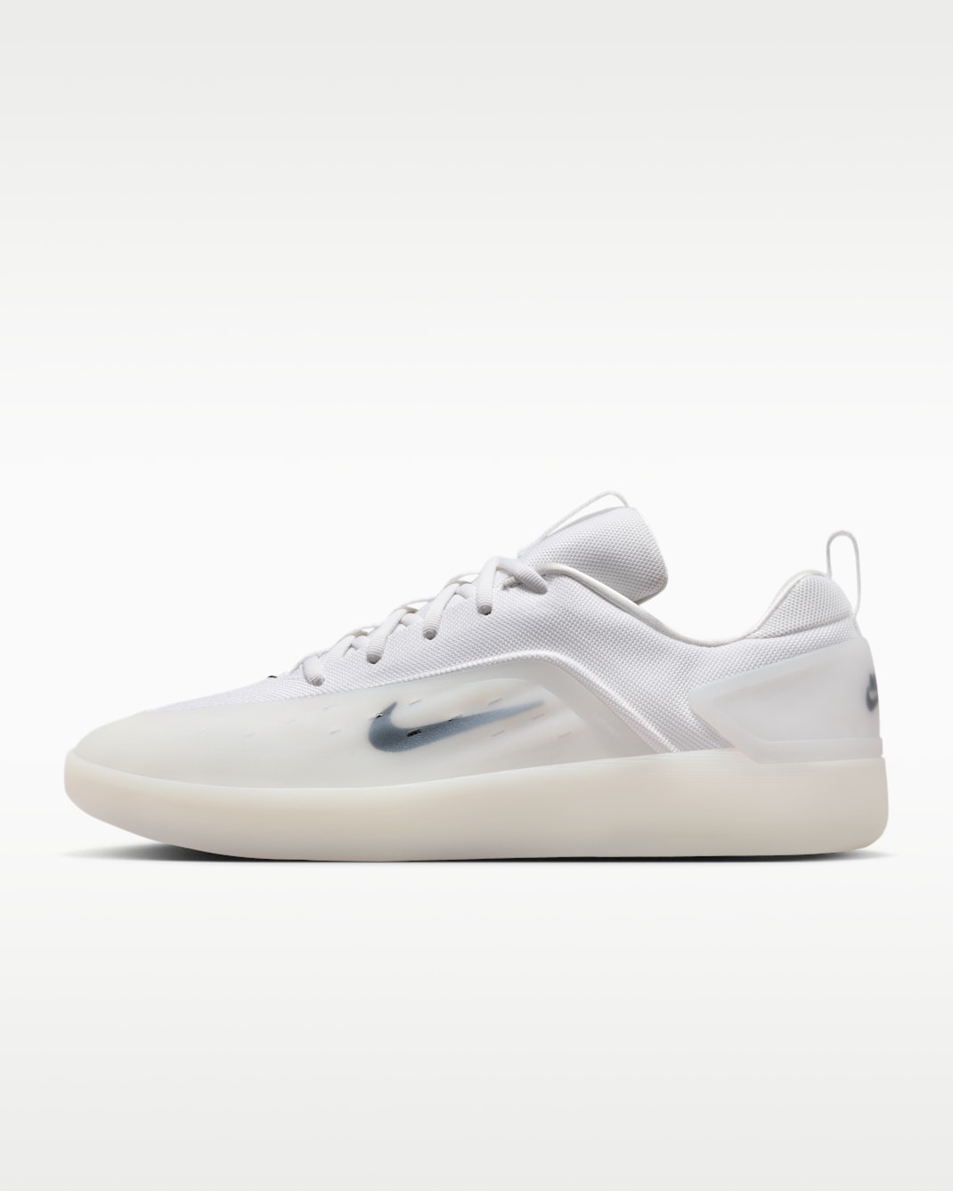 Nike SB Zoom Nyjah 4 Skate Shoes - White/White/Black/Black