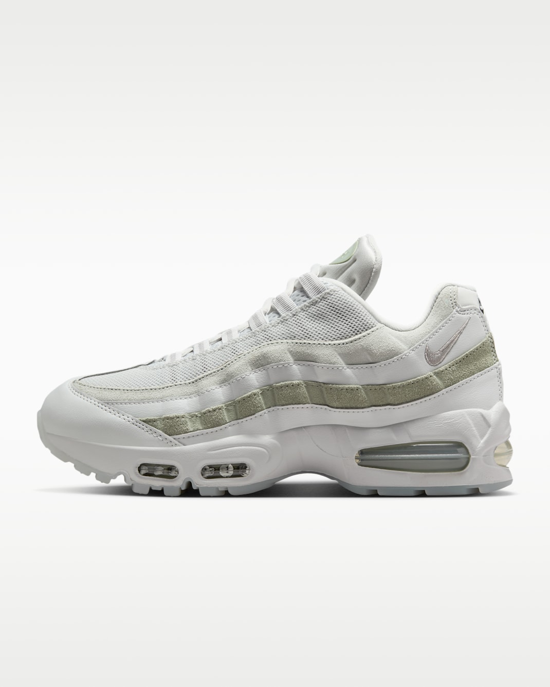 Nike Air Max 95 Big Bubble Schuh (Damen) - Photon Dust/Light Silver/Schwarz/Jade Horizon