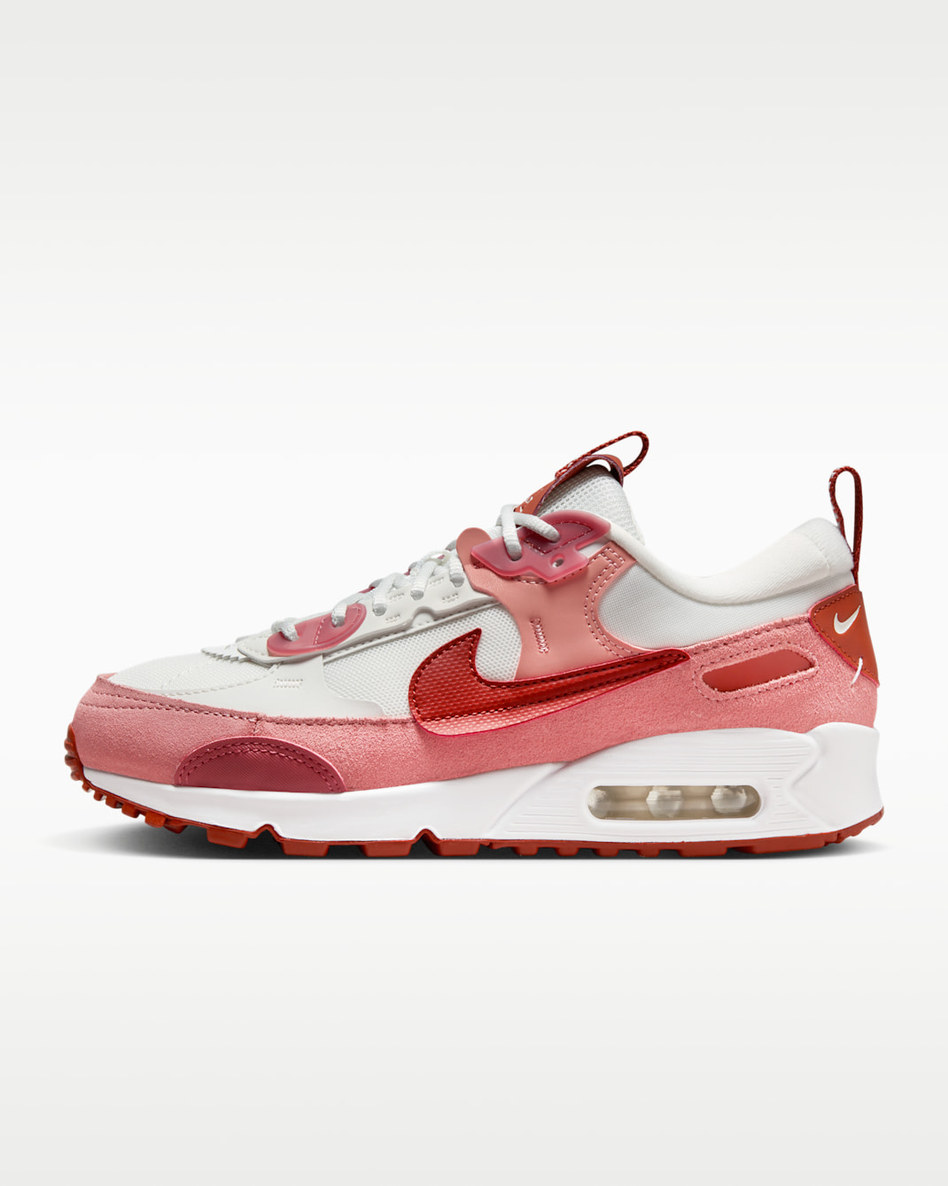 Nike Air Max 90 Futura Women's Shoes - Red Stardust/Summit White/Campfire Orange/Rugged Orange