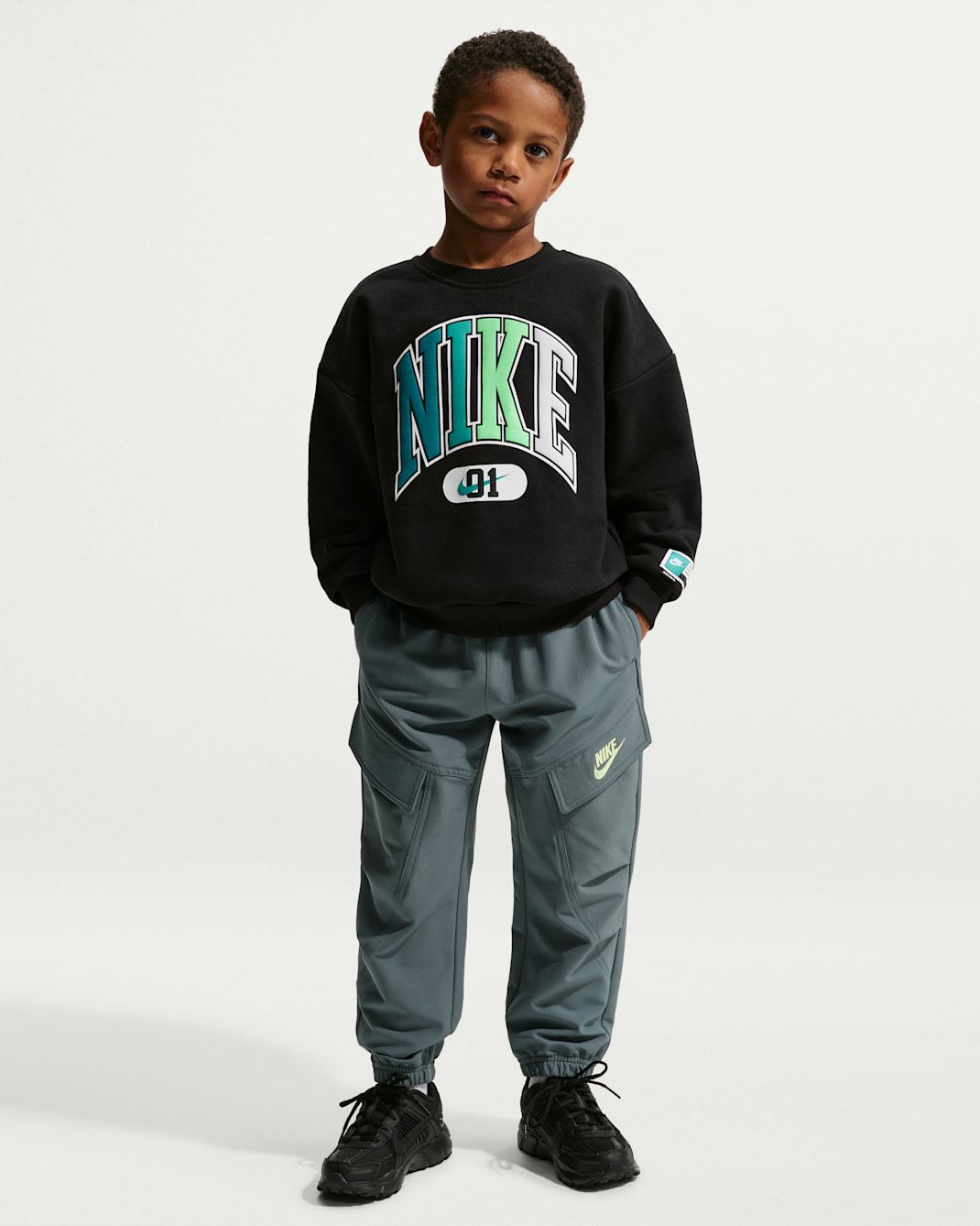 Nike Sportswear Little Kids' Multisport Fleece Crew