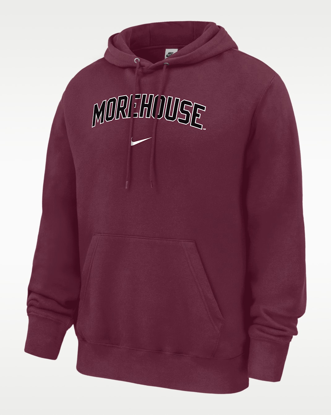 Sudadera con gorro sin cierre Club Fleece para hombre Nike College (Morehouse College) - Castaña oscuro