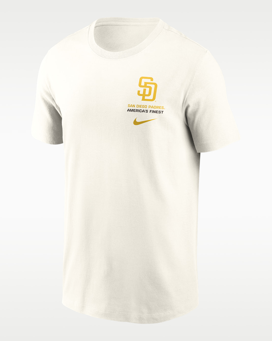 San Diego Padres 2-Hit Men's Nike MLB T-Shirt - Cream