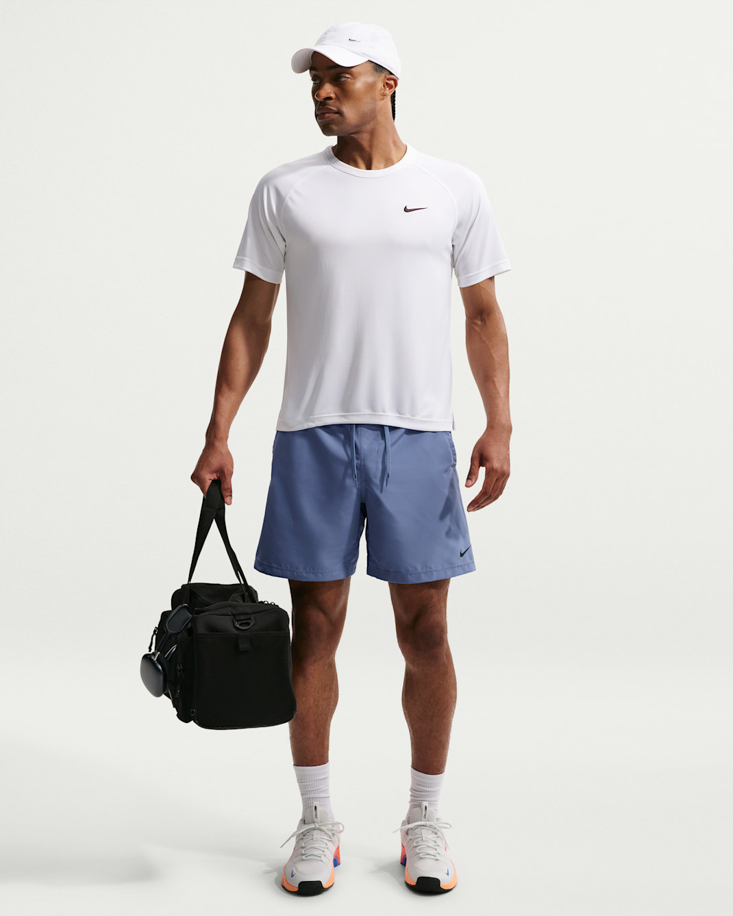 Shorts Dri-FIT de 18 cm versátiles sin forro para hombre Nike Form - Tormenta índigo/Negro