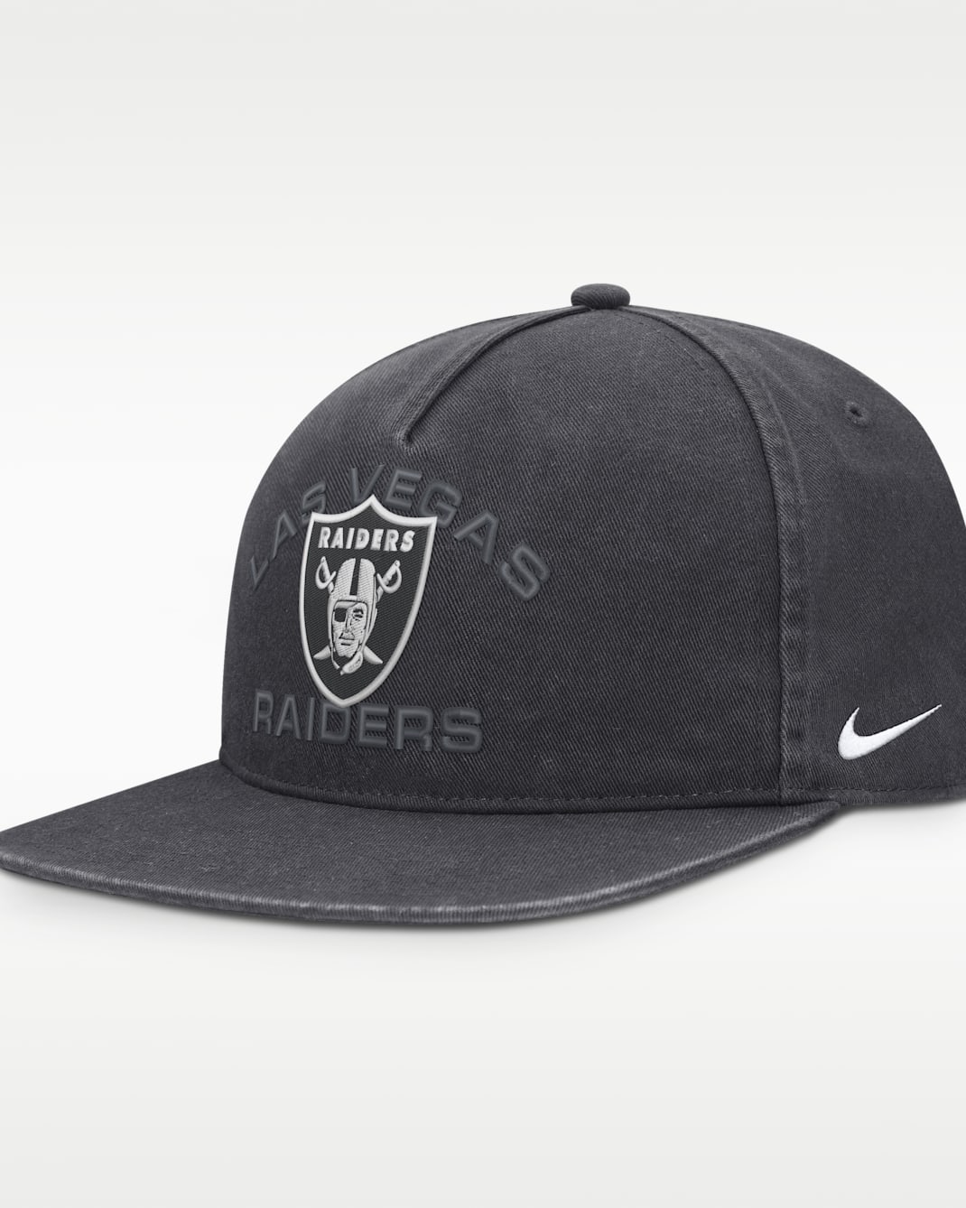 Las Vegas Raiders Primetime Pro Men's Nike NFL Adjustable Hat - Anthracite