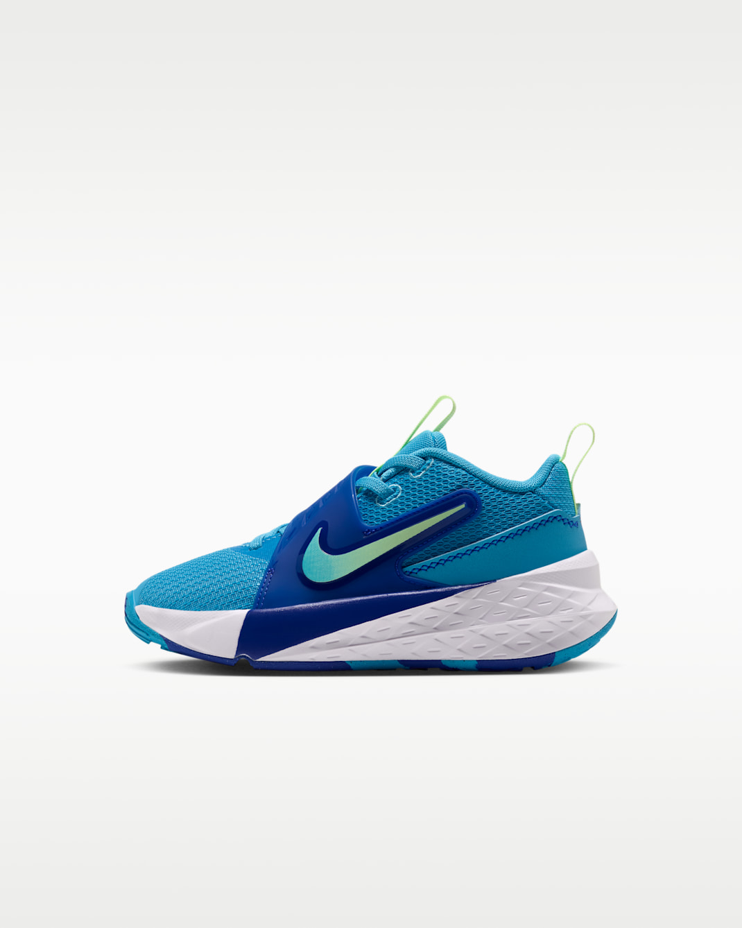 Nike Team Hustle D 12 Little Kids' Shoes - Current Blue/Game Royal/Barely Grape/Barely Volt