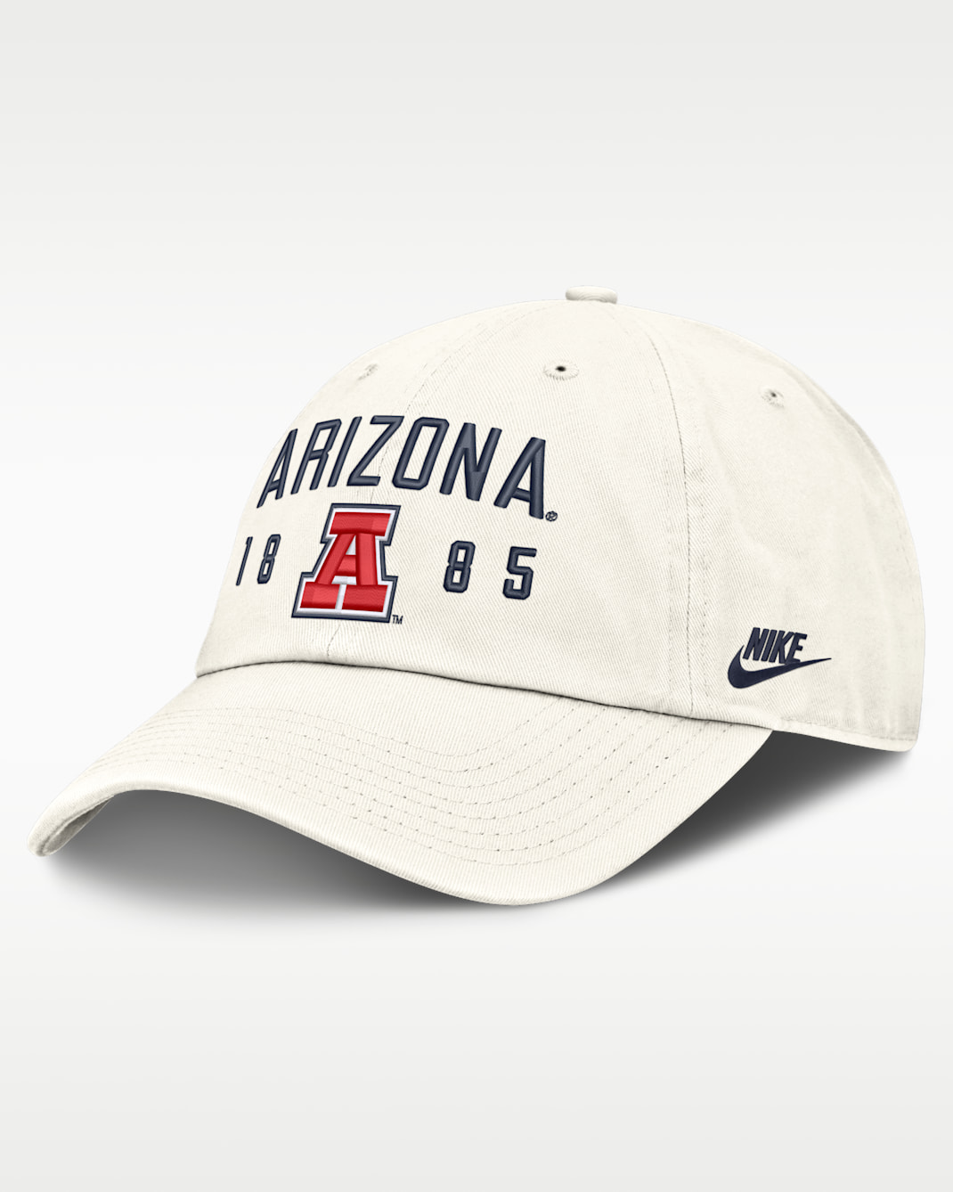 Gorra universitaria Nike ajustable para hombre Arizona Natural Club - Blanco
