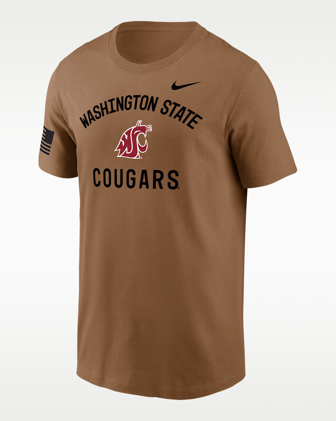 Washington State Cougars Men's Nike Dri-FIT College T-Shirt - Brown