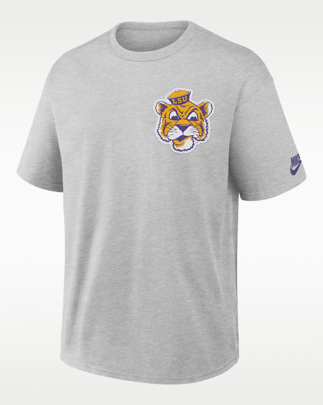 LSU Legacy Max90 Men's Nike College T-Shirt - Grey Heather