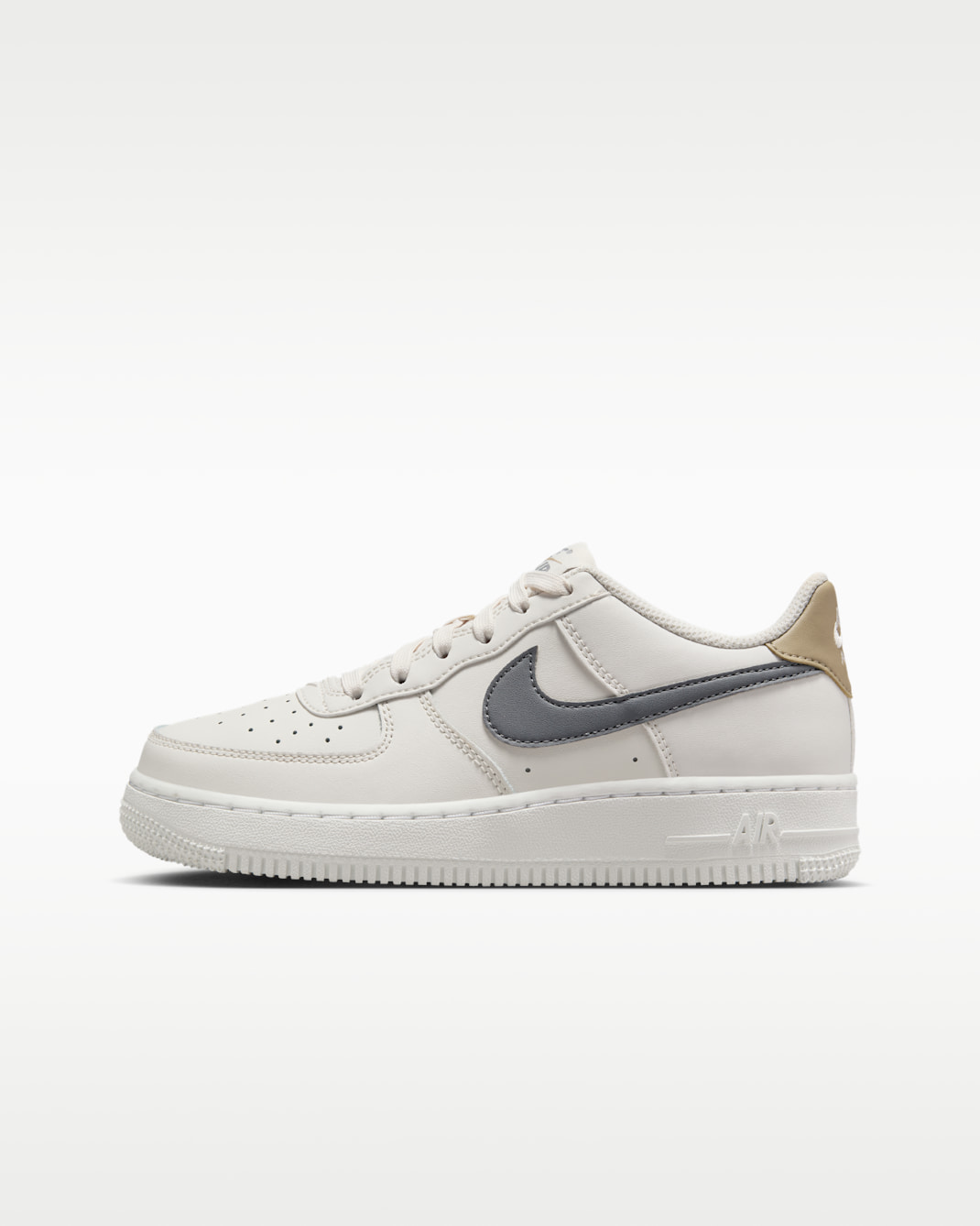 Nike Air Force 1 Older Kids' Shoes - Phantom/Khaki/Sail/Cool Grey