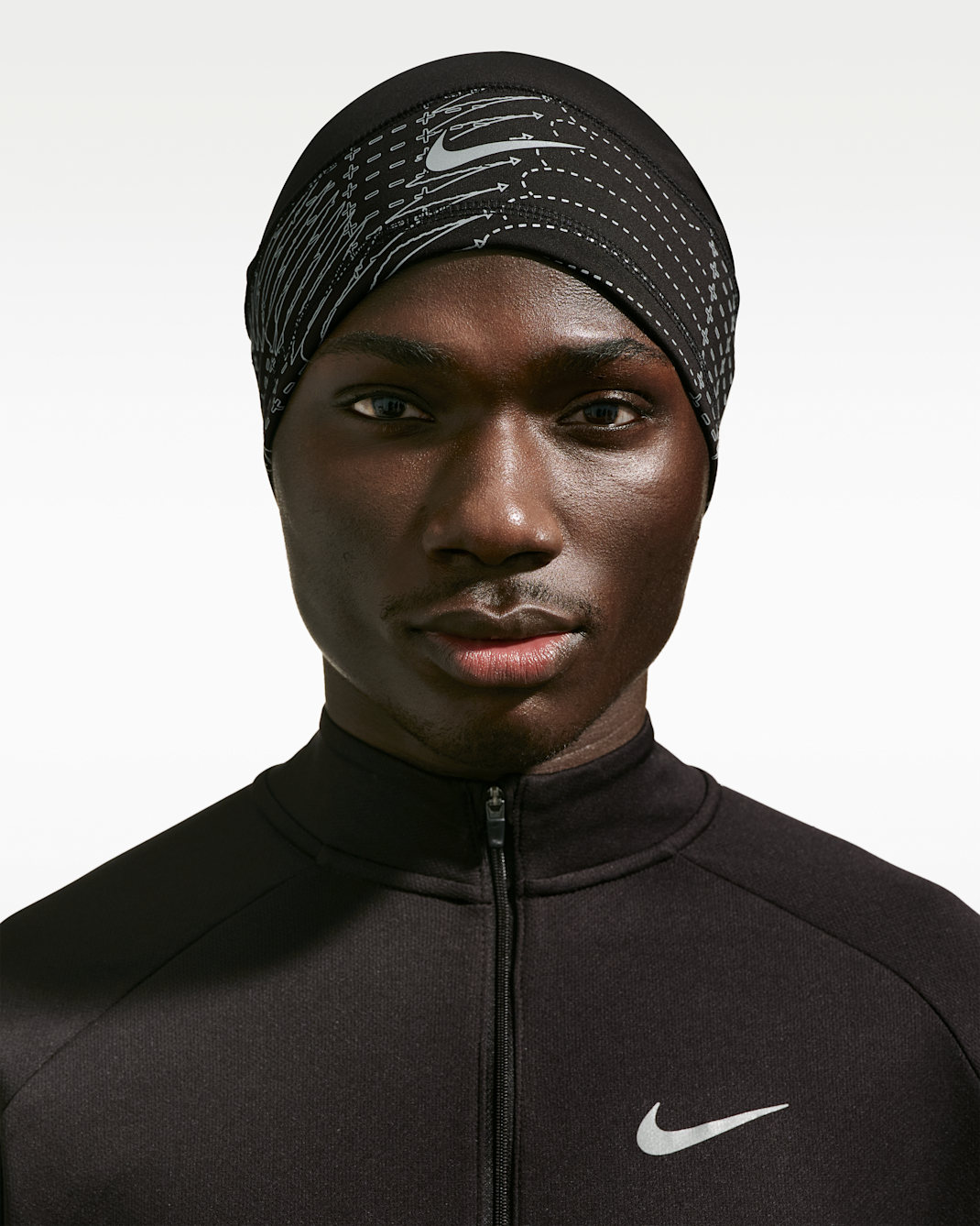 Gorro de correr Dri-FIT sin dobladillo Nike Terra - Negro