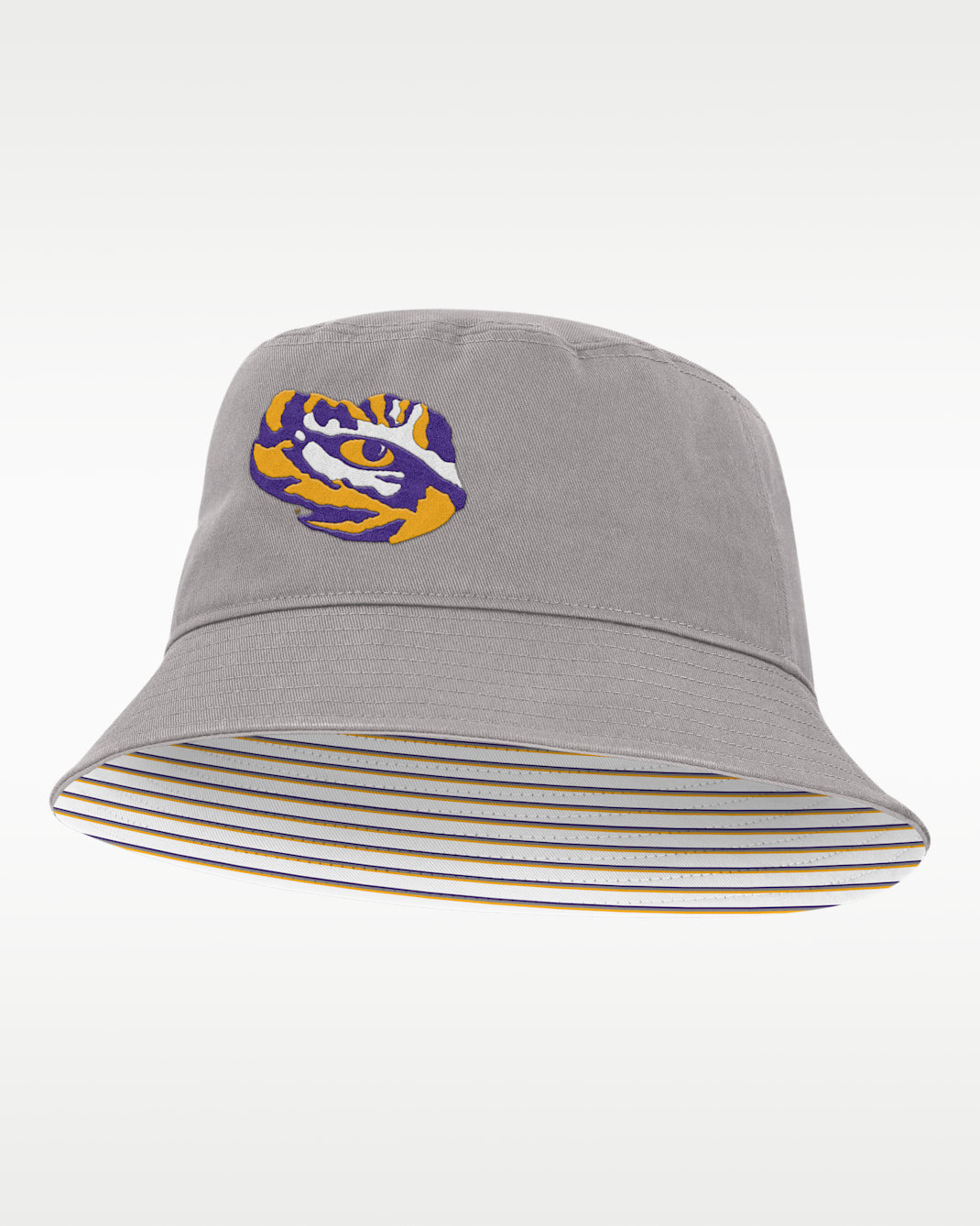 LSU Primetime Apex Men's Nike College Bucket Hat - Grey