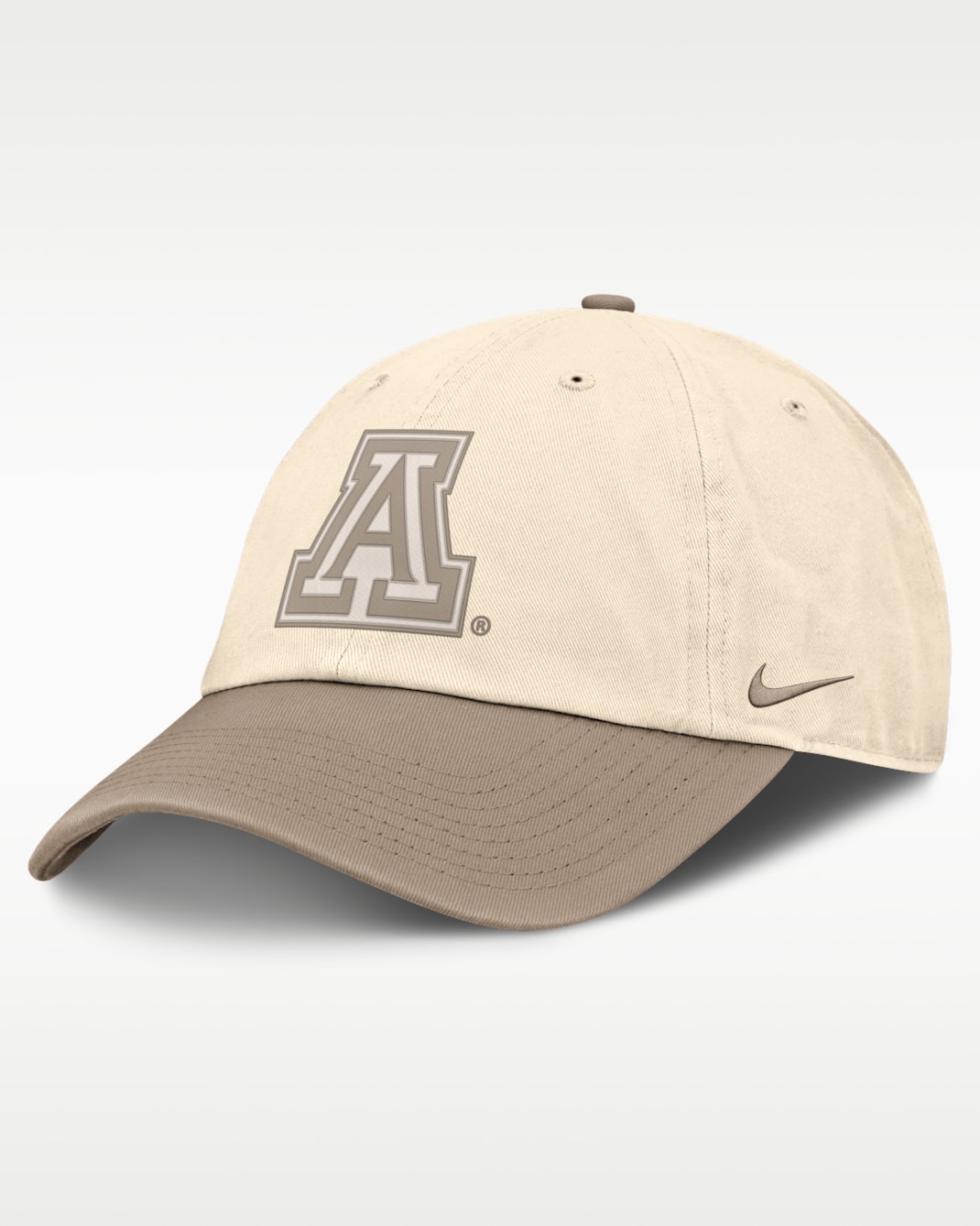 Arizona Natural Club Men's Nike College Adjustable Hat - Natural/Khaki