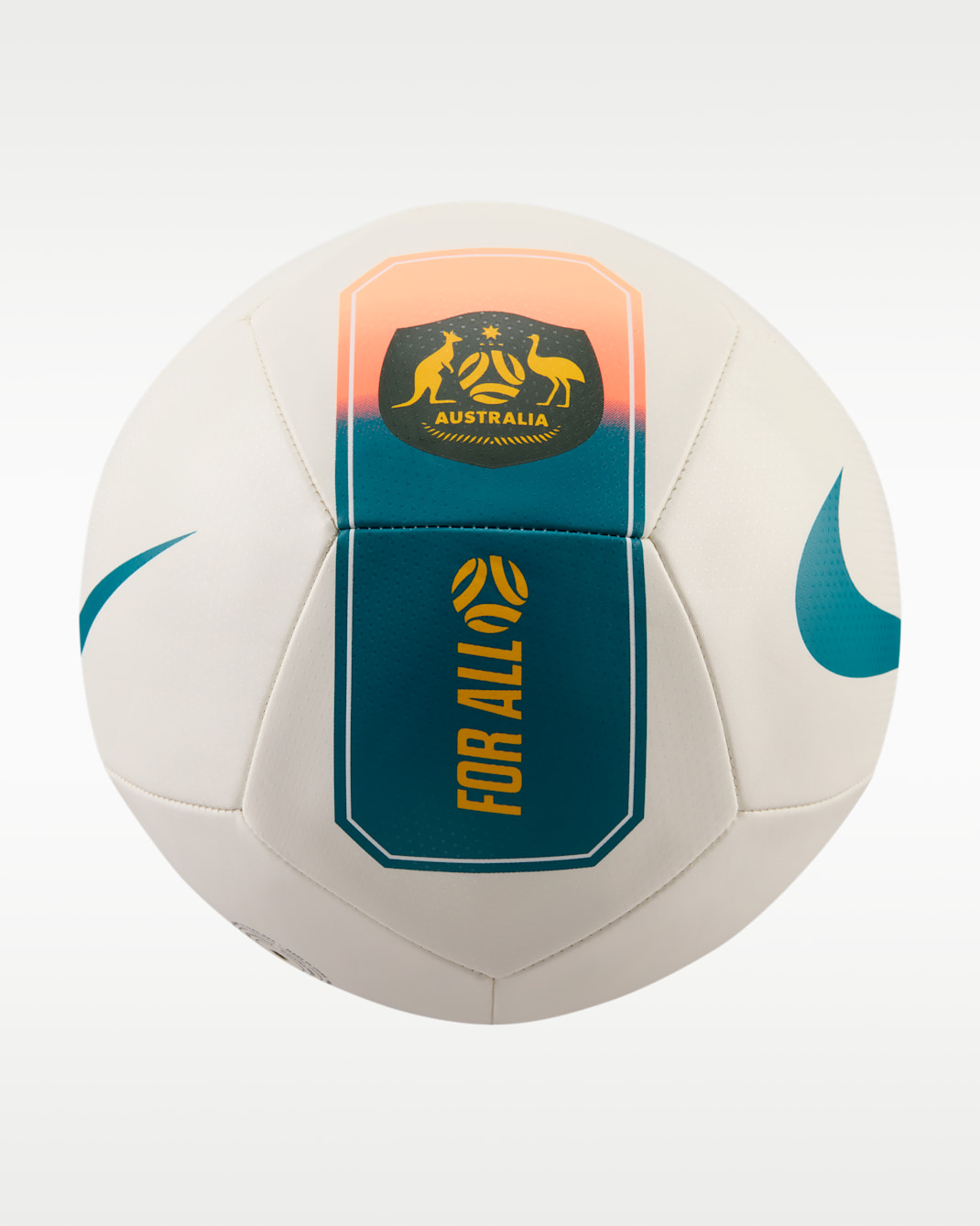 Australia 2026/27 Nike Pitch Ball - White/Bright Spruce