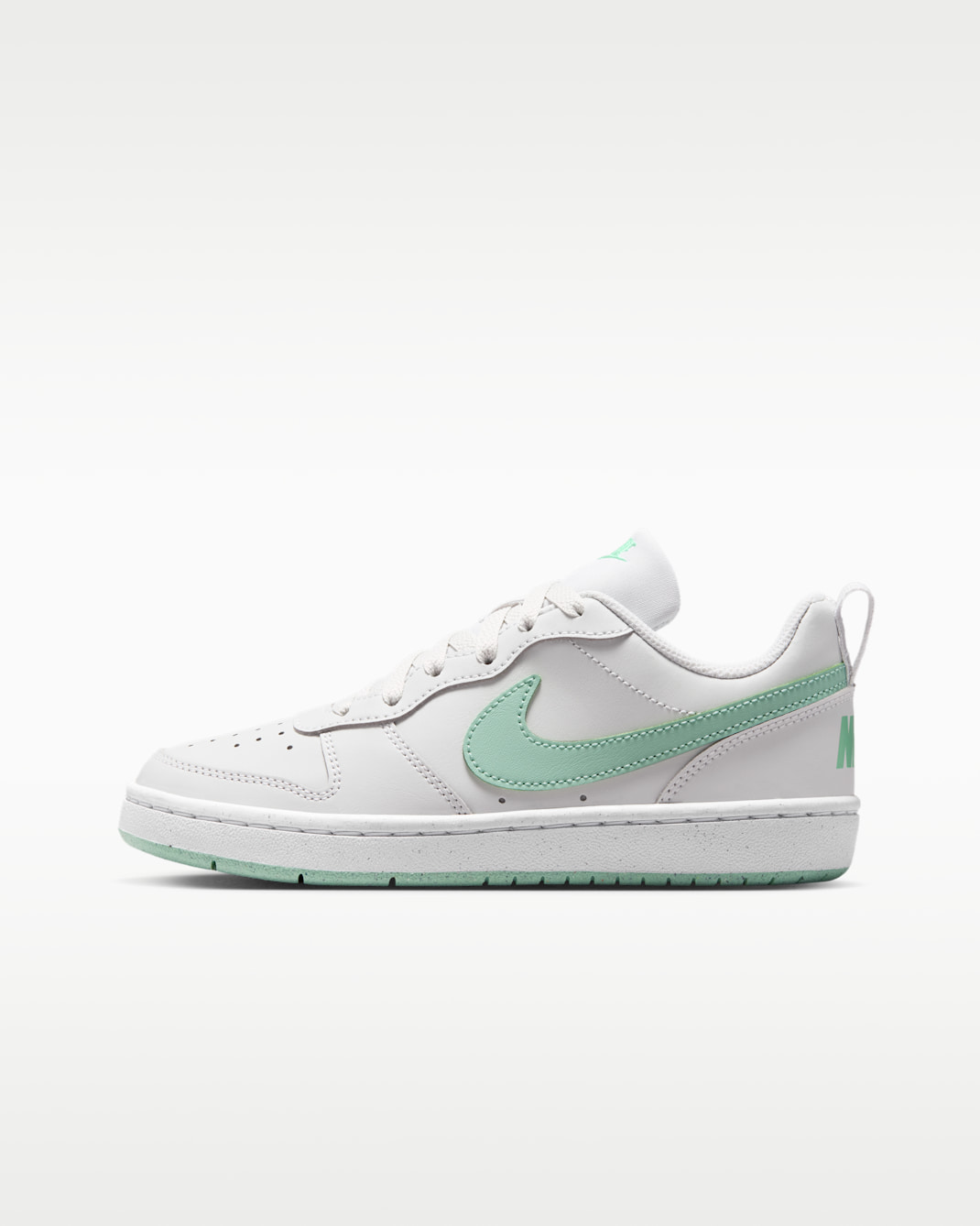 Nike Court Borough Low Recraft Big Kids' Shoes - Photon Dust/White/Arctic Green