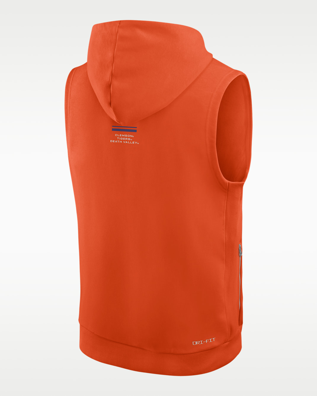 Clemson Sideline Men's Nike Dri-FIT College Sleeveless Pullover Hoodie
