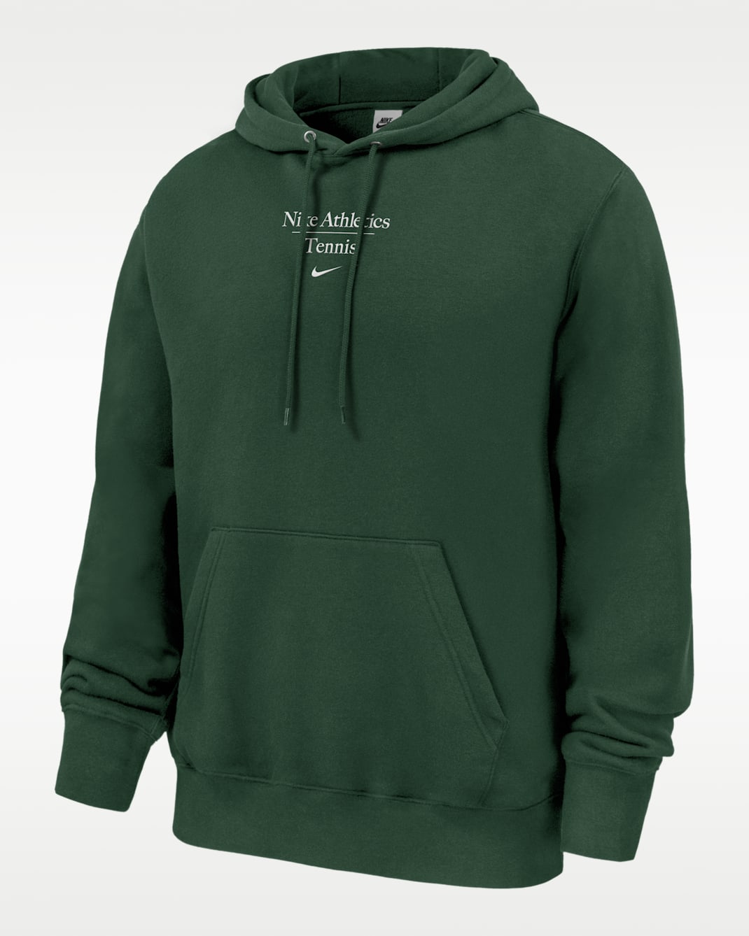 Nike Club Fleece Men's Tennis Pullover Hoodie - Gorge Green