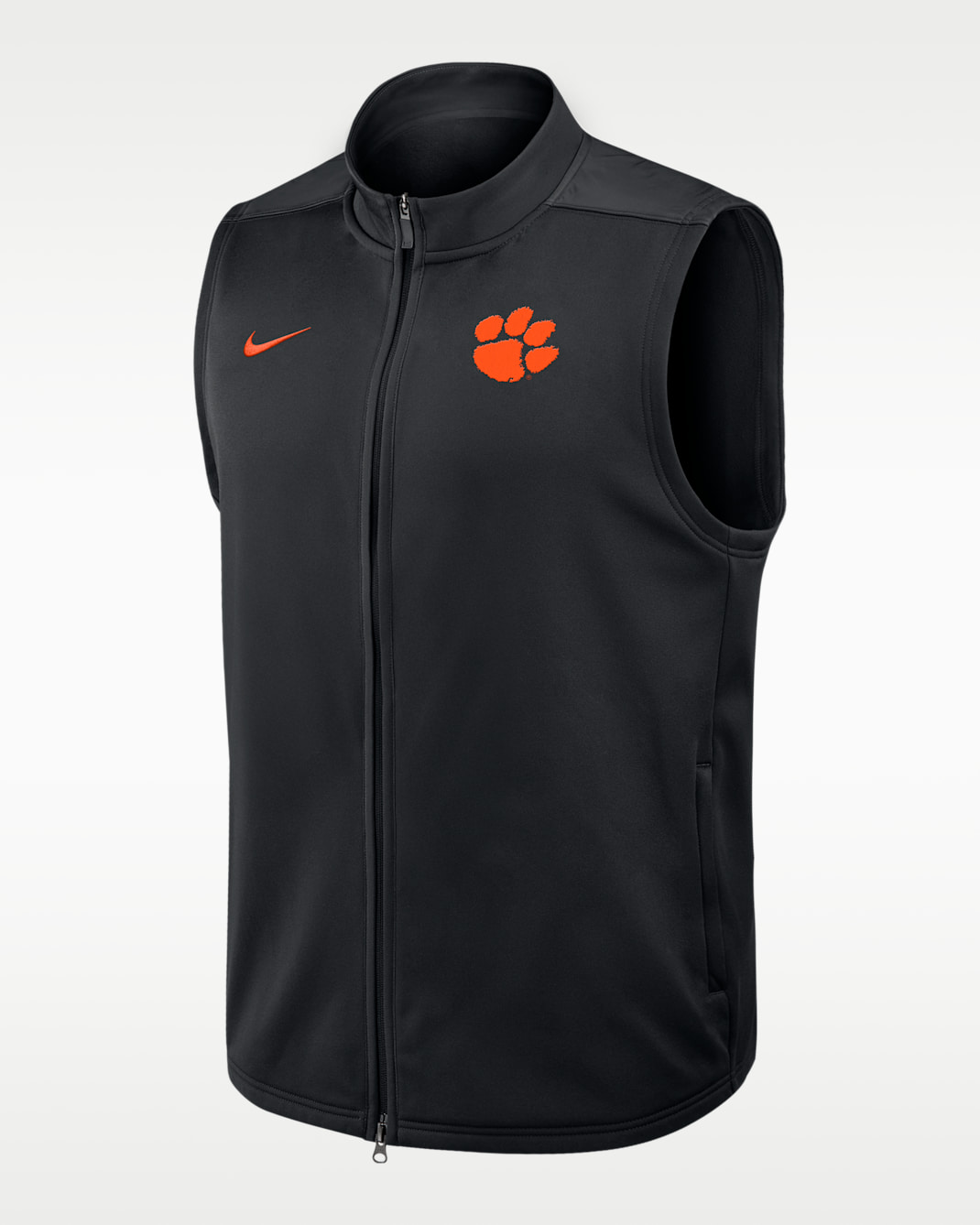 Clemson Victory Men's Nike Therma-FIT College Full-Zip Vest - Black