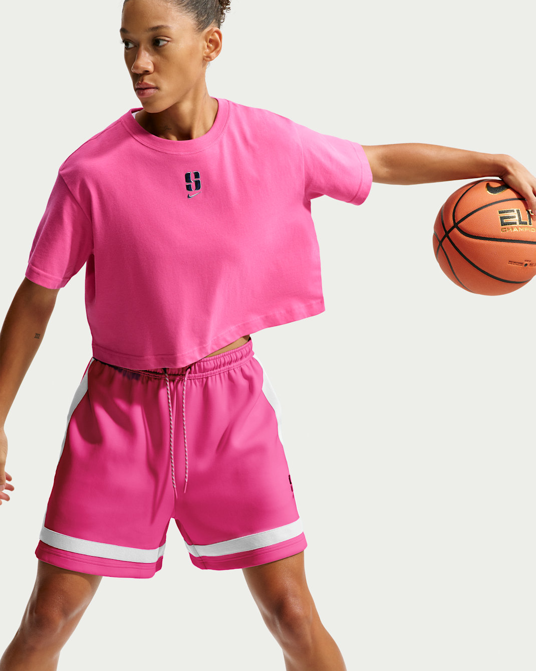 Sabrina Nike Dri-FIT T-Shirt - Desert Pink