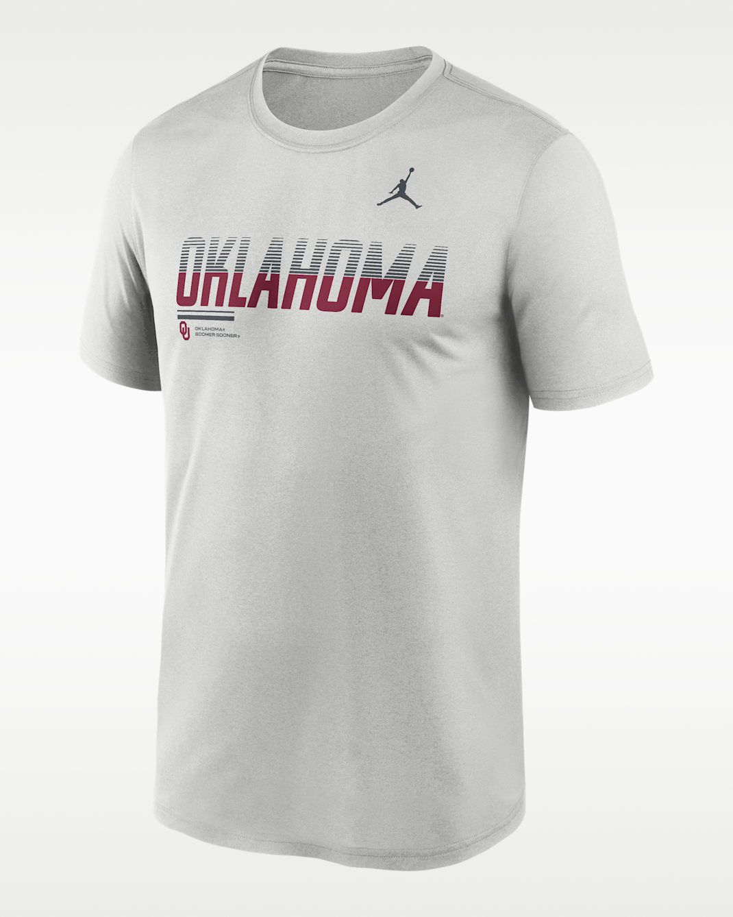 Oklahoma Sideline Legend Men's Jordan Brand Dri-FIT College T-Shirt - Grey