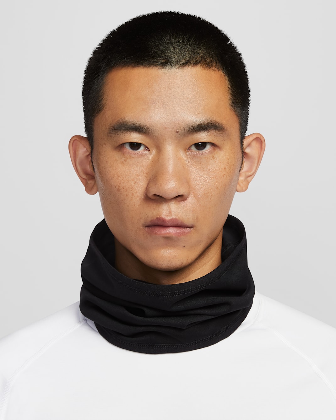 Cache-cou en Fleece Nike Alpha pour homme - Noir/Blanc