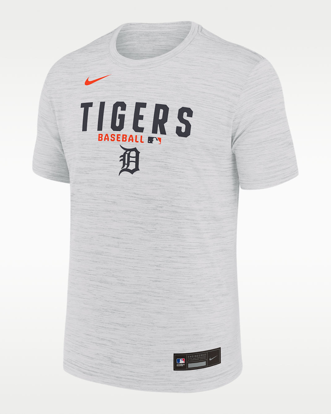 Playera Nike Dri-FIT de la MLB para hombre Detroit Tigers Authentic Collection - Blanco