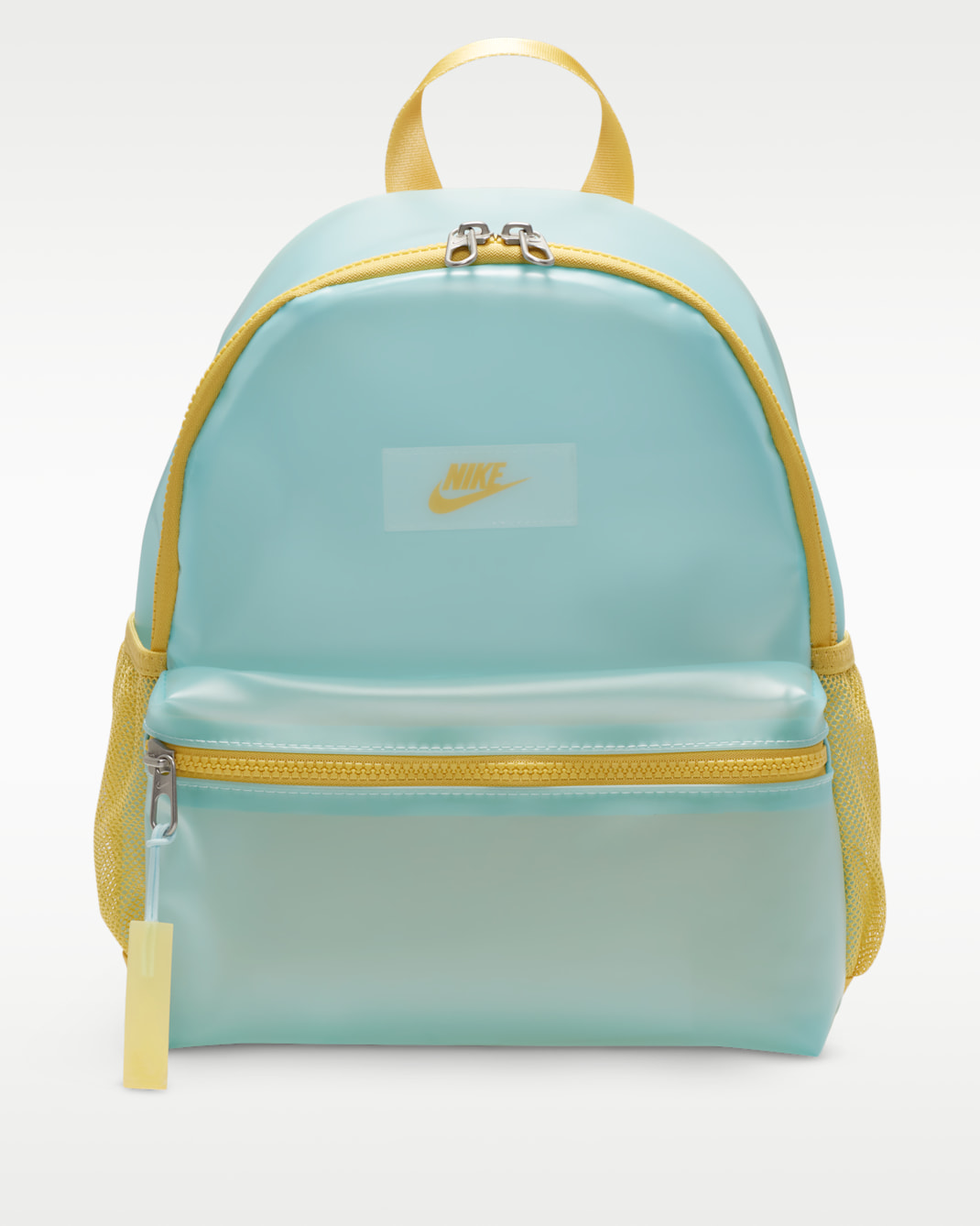 Nike Brasilia JDI Mini Backpack (11L) - Glacier Blue/Saturn Gold/Saturn Gold
