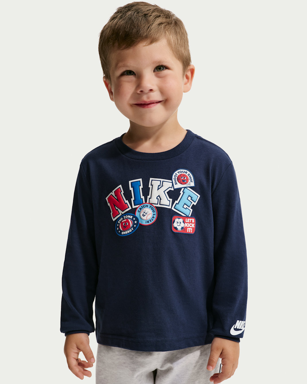 Nike Toddler Graphic Long-Sleeve T-Shirt - Midnight Navy