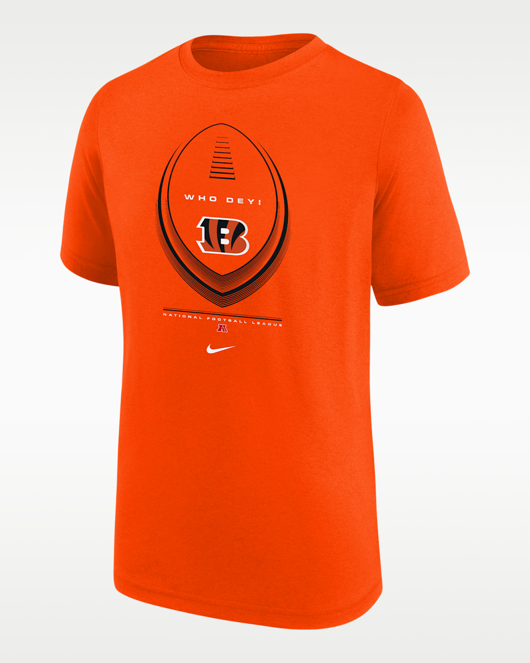 Cincinnati Bengals Icon Legend Edition Big Kids' Nike Dri-FIT NFL T-Shirt - Orange
