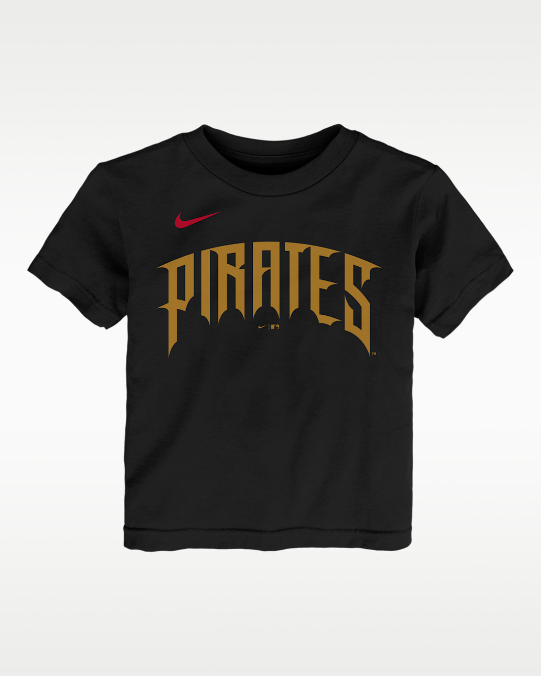 Playera Nike de la MLB infantil Paul Skenes Pittsburgh Pirates City Connect - Negro
