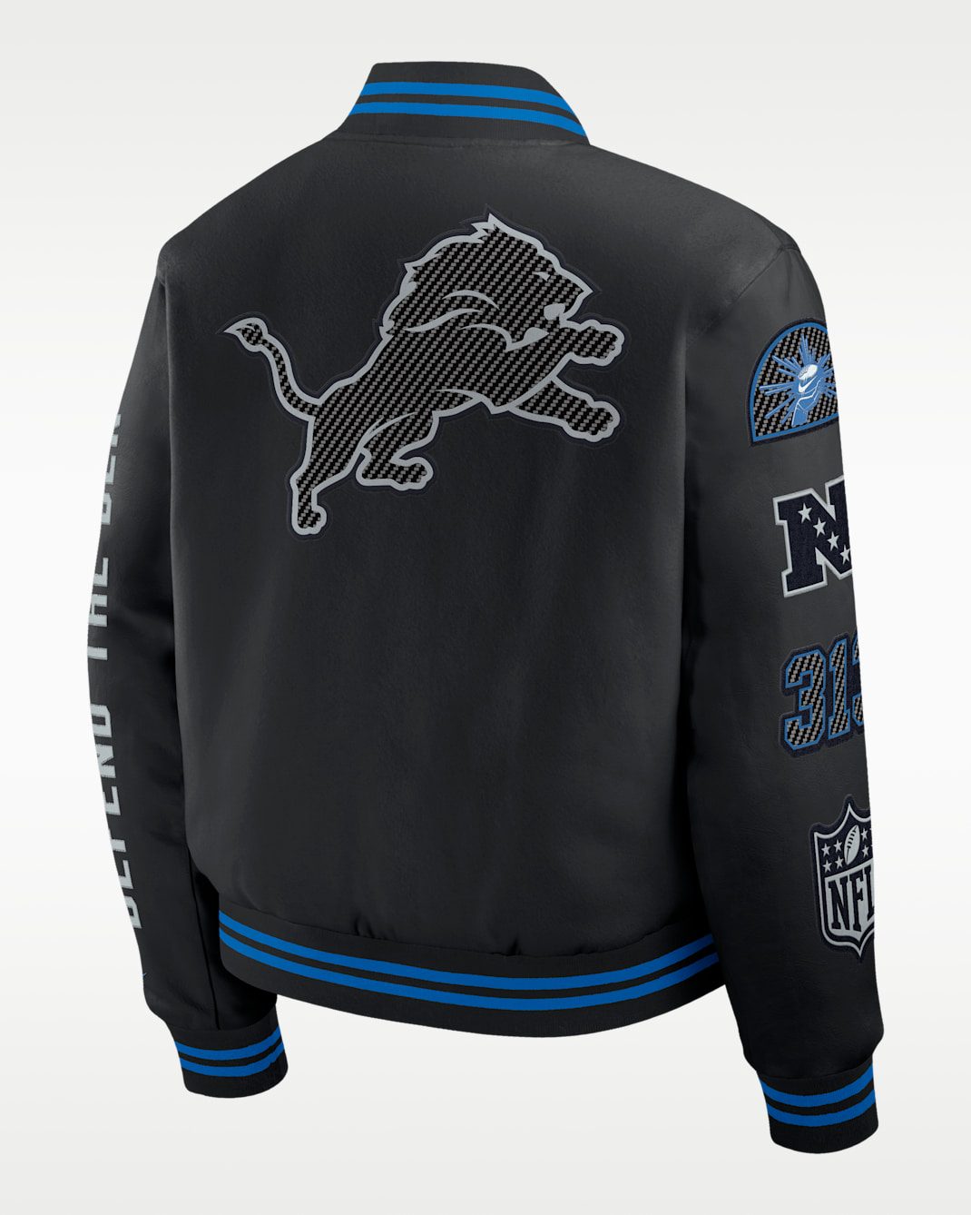 Detroit Lions Rivalries Collection Men's Nike NFL Full-Snap Varsity Jacket