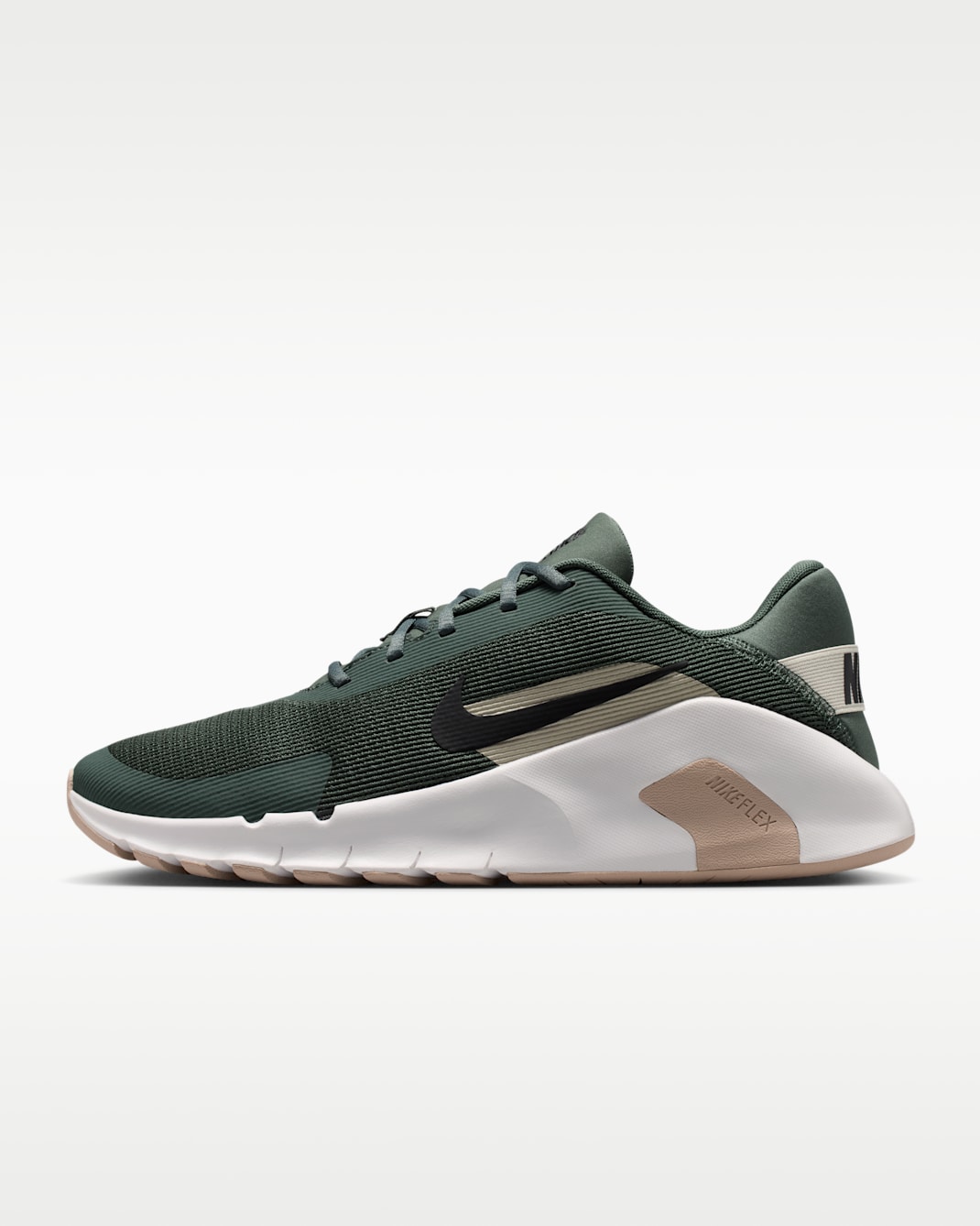 รองเท้าออกกำลังกายผู้ชาย Nike Flex Train - Camo Green/Summit White/Cream II/ดำ