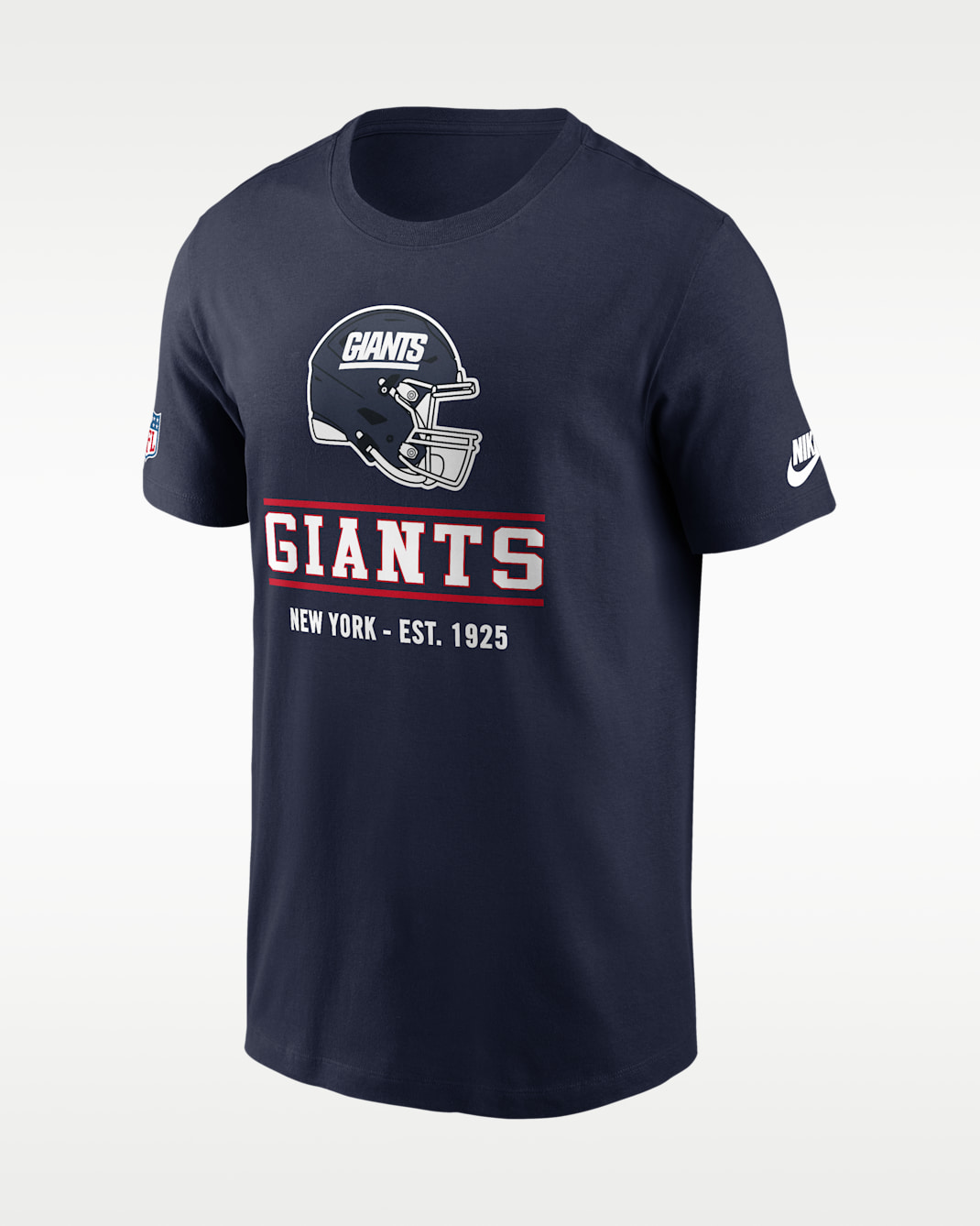 Playera de manga larga Nike Dri-FIT de la NFL para hombre New York Giants Essential - Azul marino