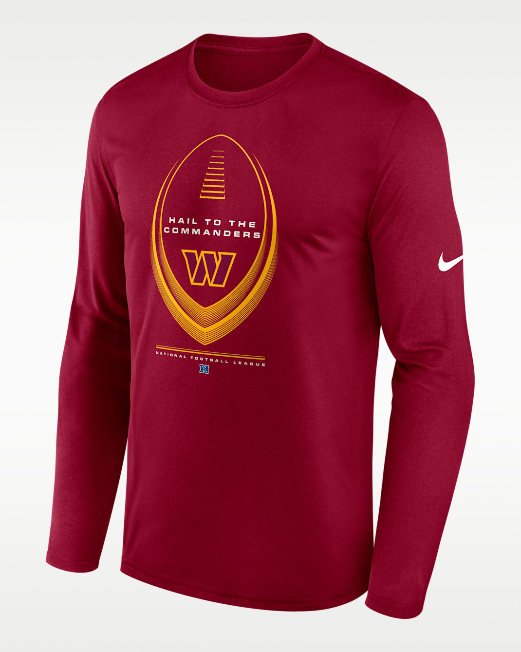Washington Commanders Legend Icon Men's Nike Dri-FIT NFL Long-Sleeve T-Shirt - Red