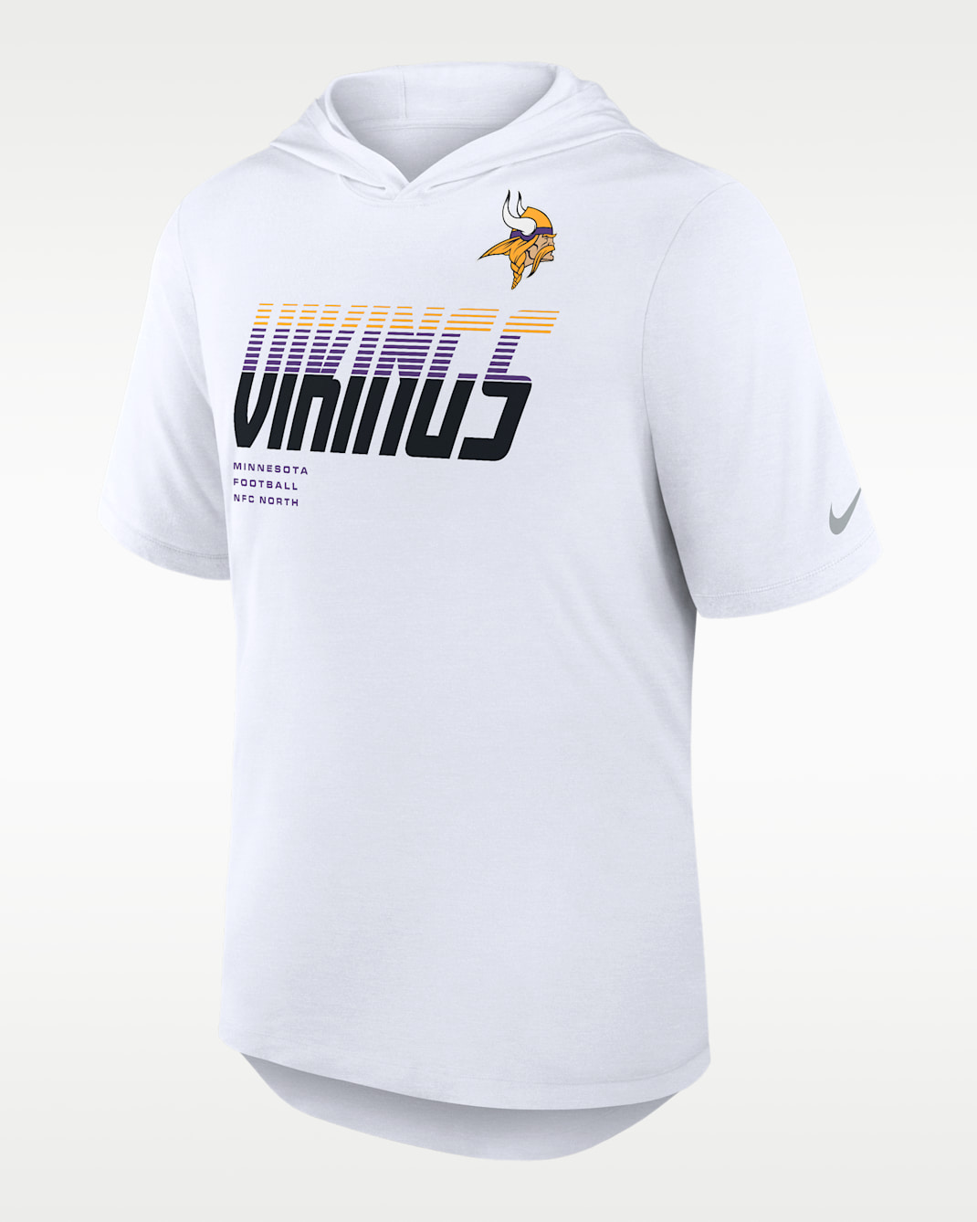 Minnesota Vikings Men's Nike Dri-FIT NFL Hooded T-Shirt - White