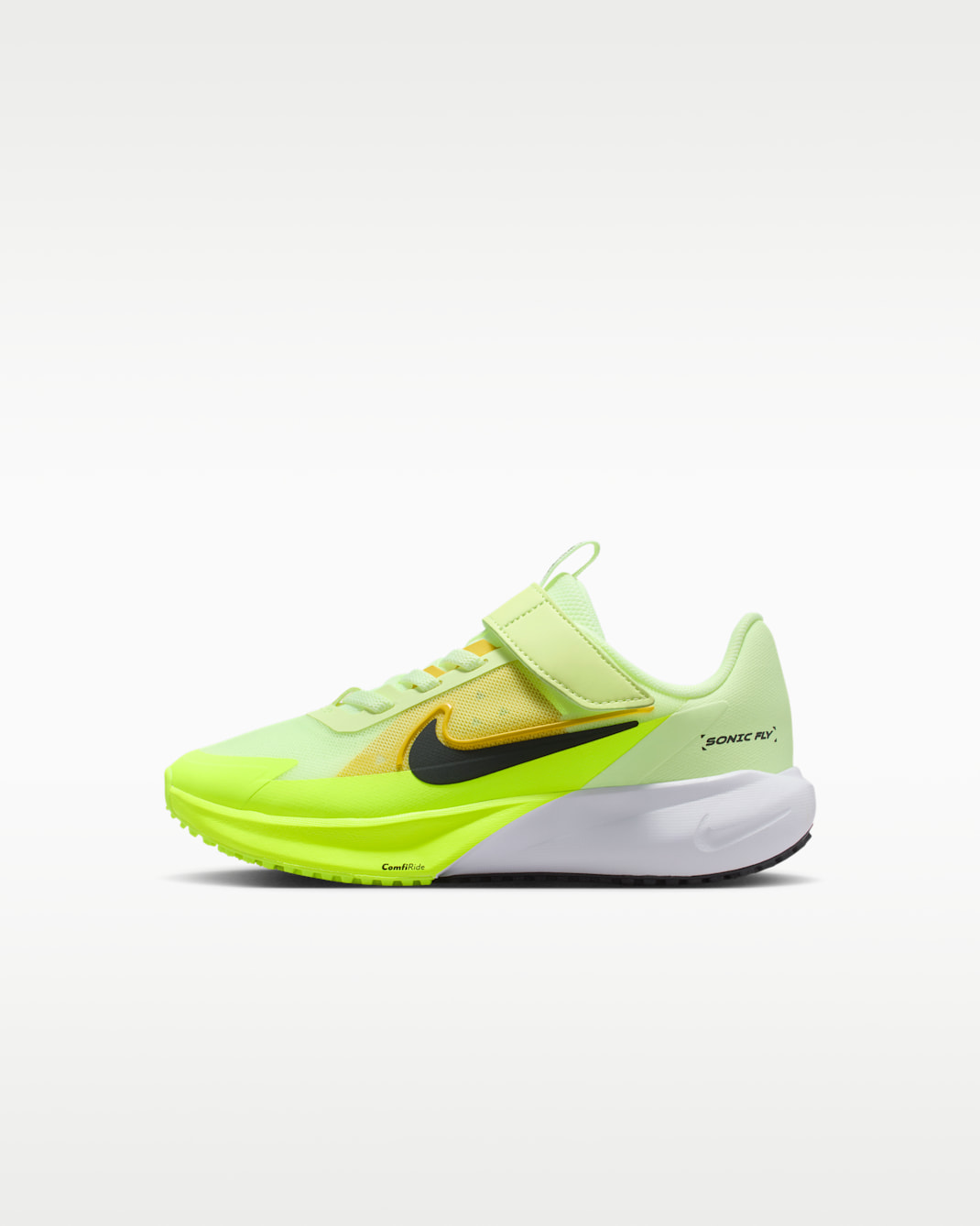 Nike Sonic Fly Younger Kids' Running Shoes - Barely Volt/Volt/Bright Citron/Black