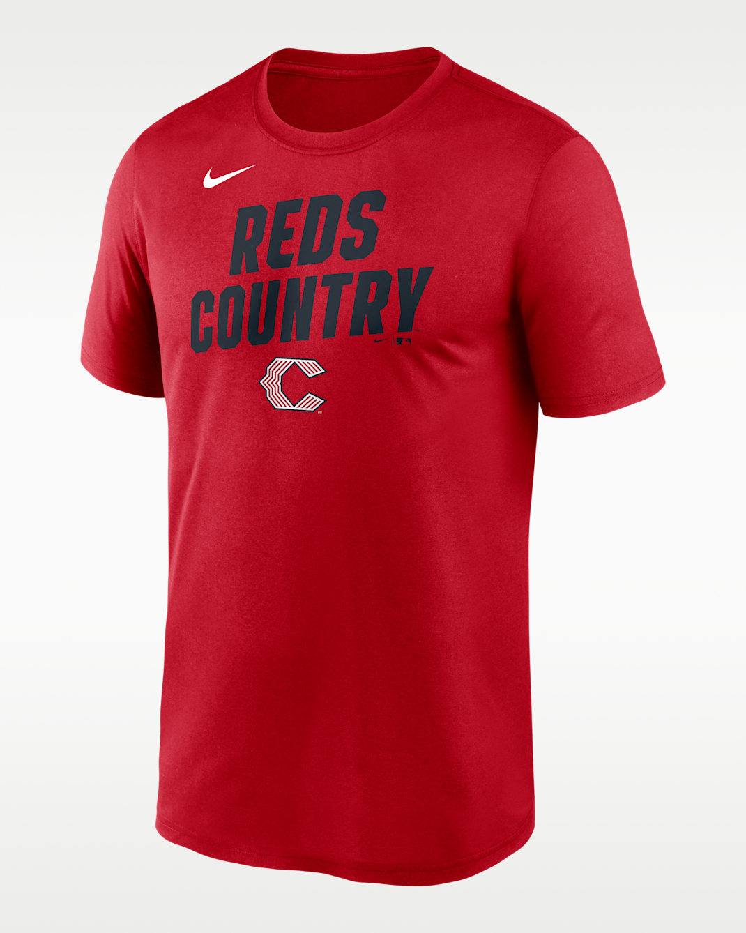 Cincinnati Reds City Connect Team Phrase Script Men's Nike Dri-FIT MLB T-Shirt - Red