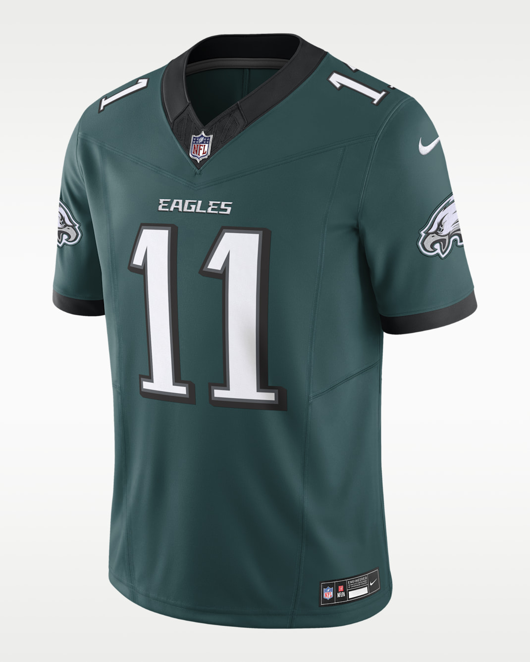 Jersey de fútbol americano para hombre Nike Dri-FIT de la NFL Limited A.J. Brown Philadelphia Eagles - Verde