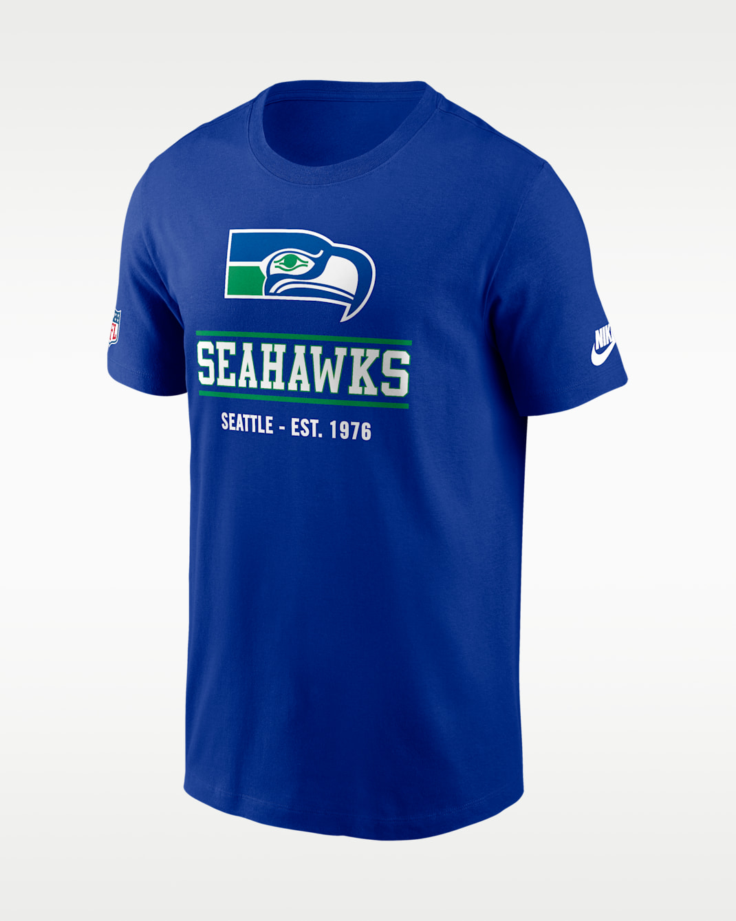 Seattle Seahawks Essential Men's Nike Dri-FIT NFL Long-Sleeve T-Shirt - Royal
