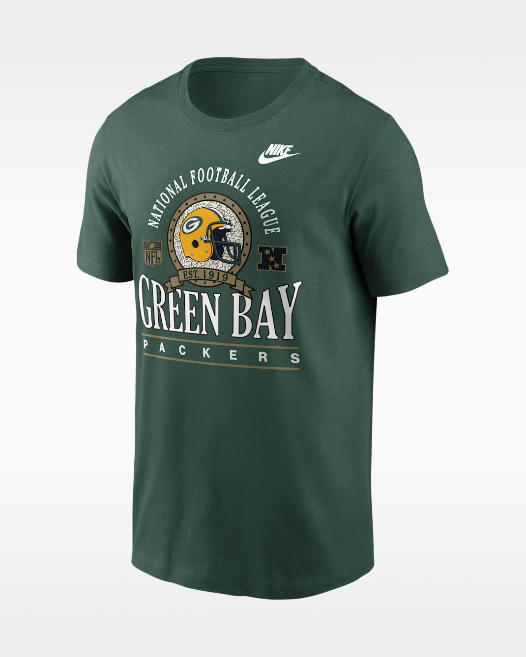Playera Nike de la NFL para hombre Green Bay Packers Rewind Essential - Verde