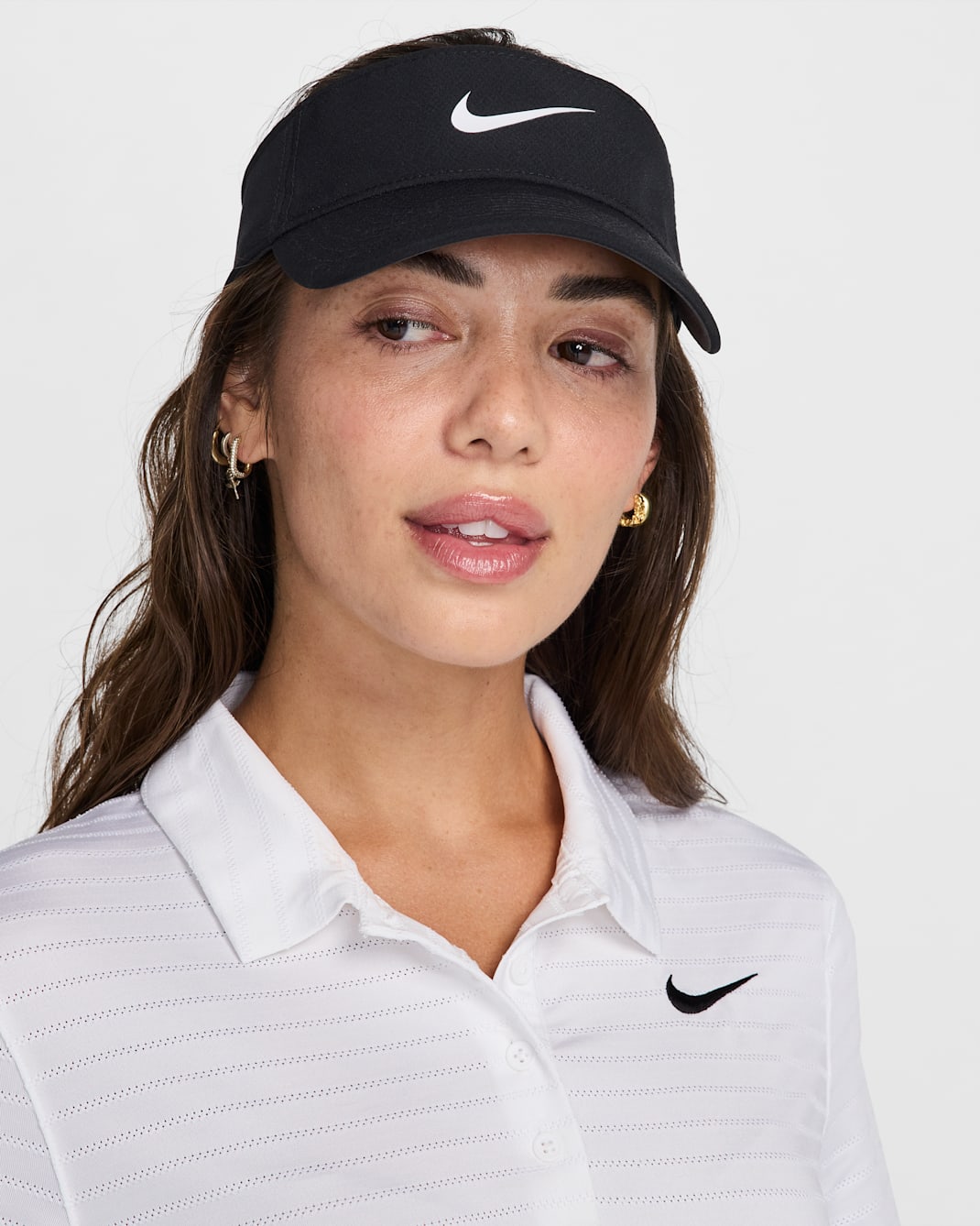 Nike Ace Dri-FIT solskjerm - Svart/Anthracite/Hvit